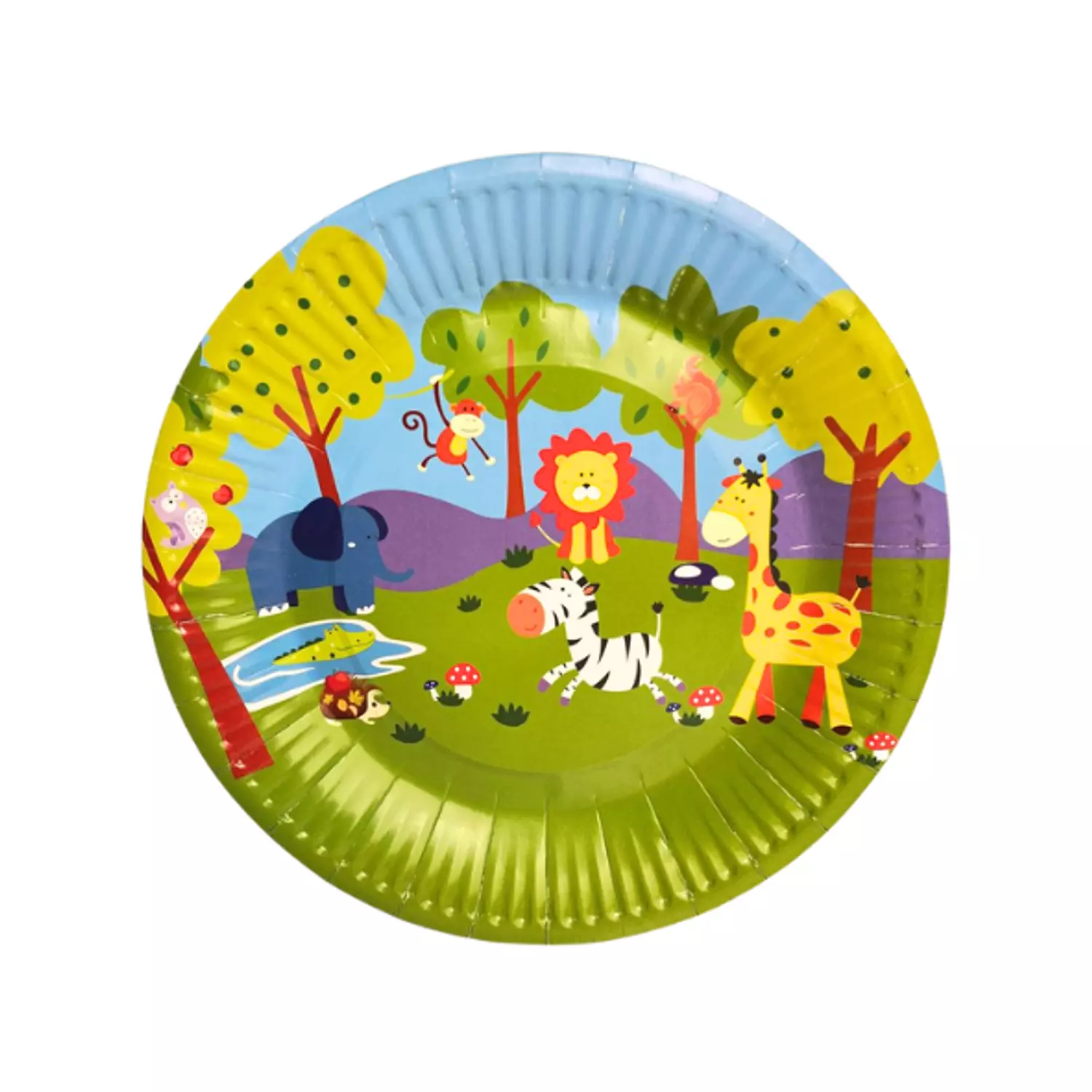 Animals Jungle Paper Plates image