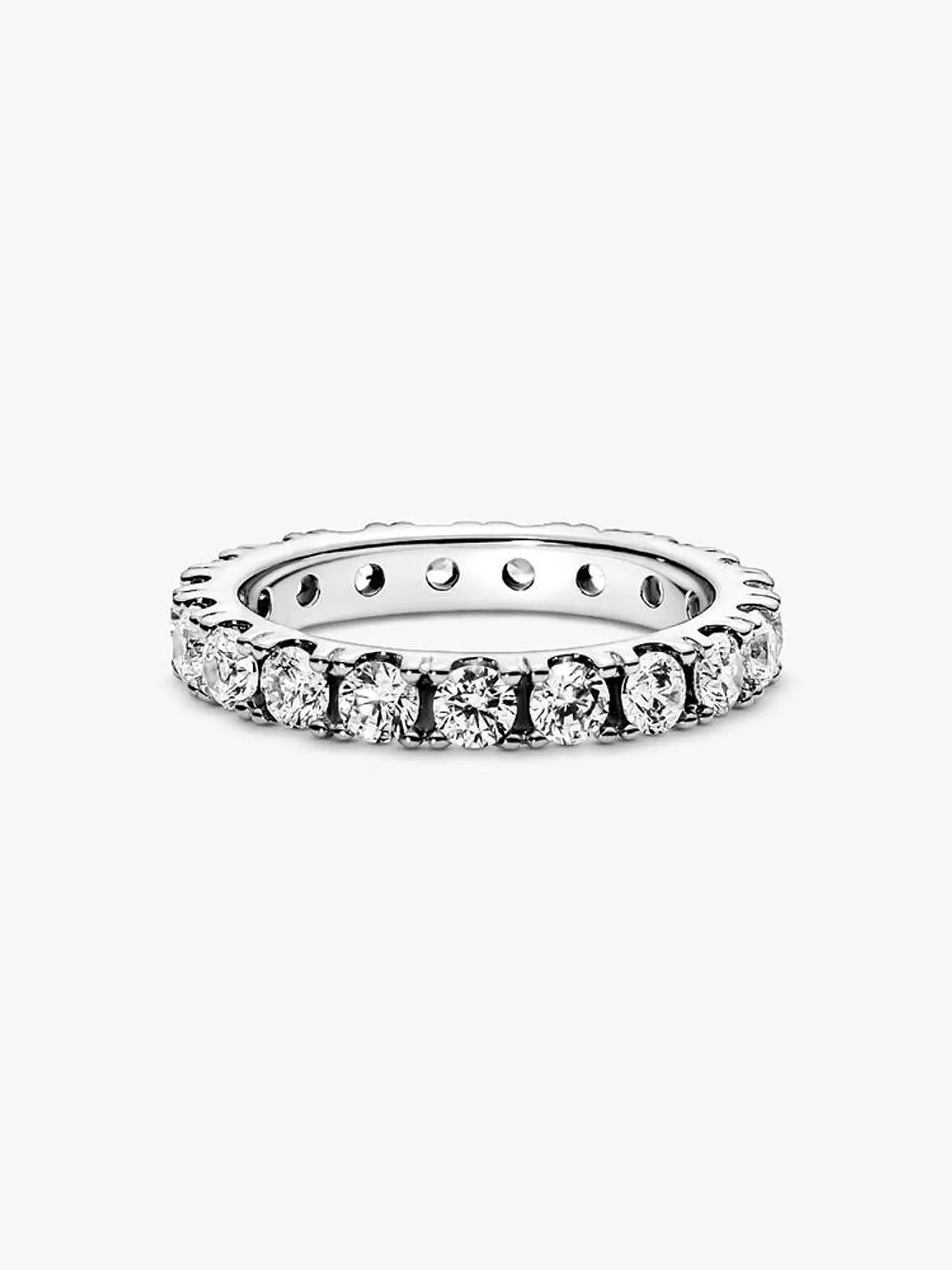 Sparkling Row Eternity Ring 6
