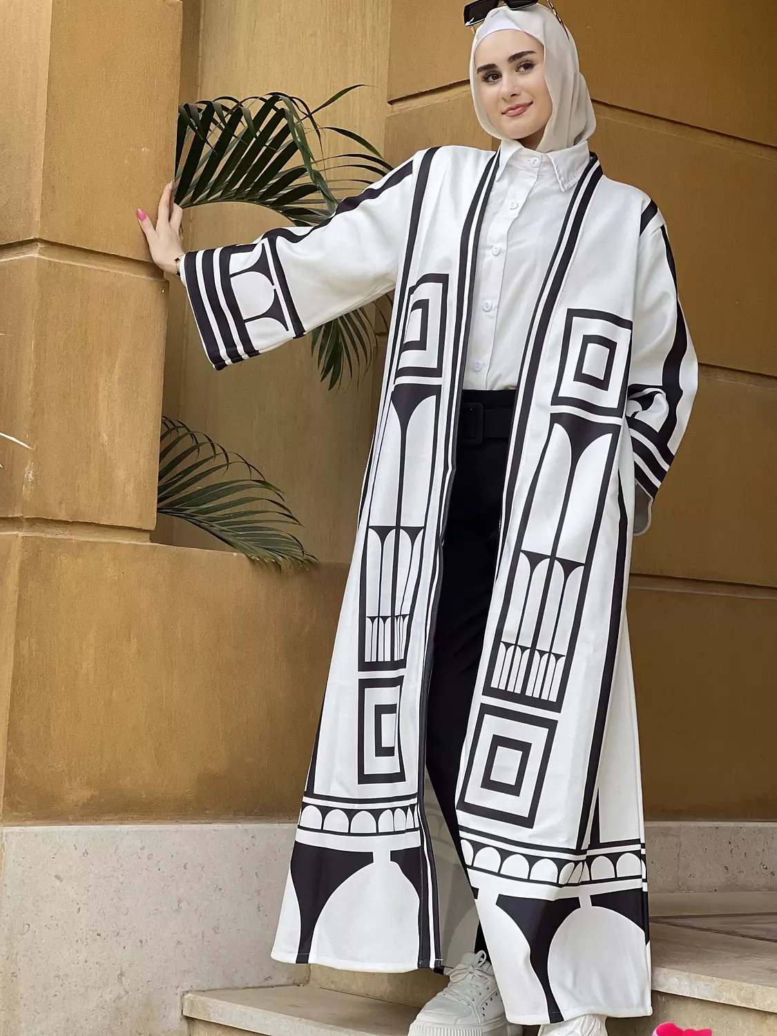 Valentino white  kaftan image