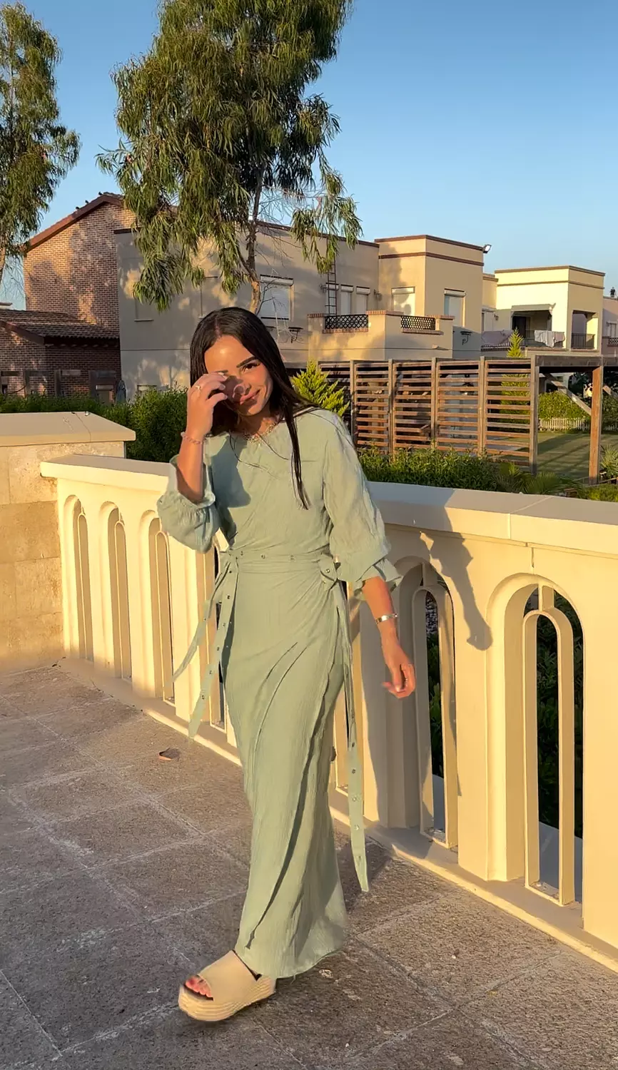 Eyelets Mint Full Sleeves Wrap Set  4