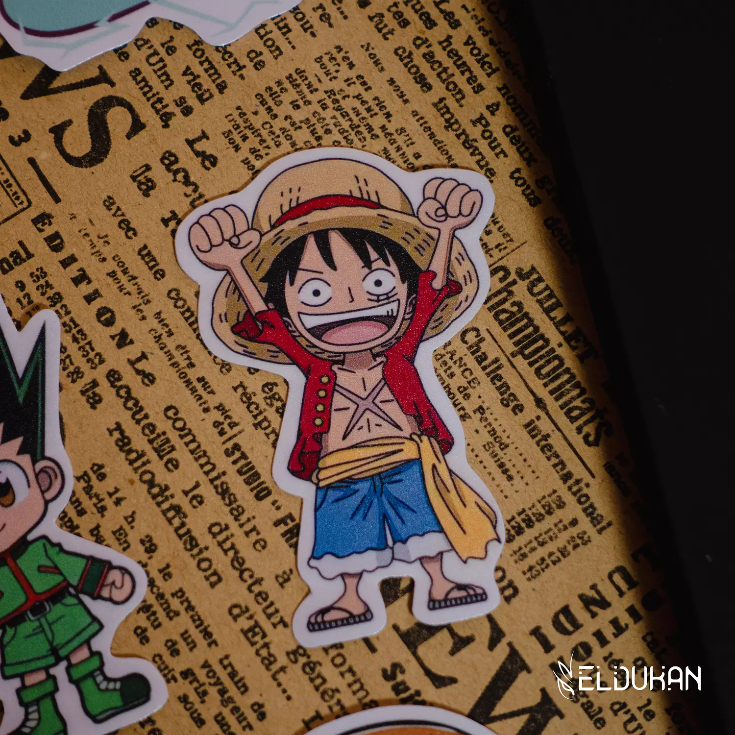 One piece sticker image