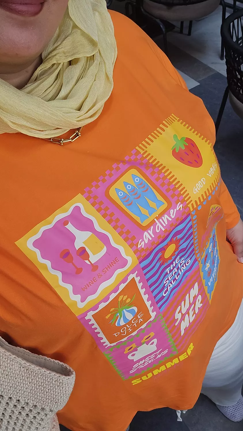 The go to tshirt ( in orange) 4