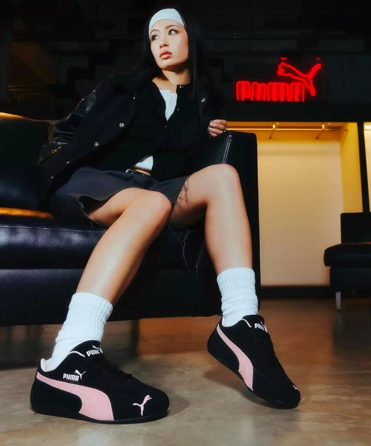 PUMA Speedcat Black-Mauve Mist 7