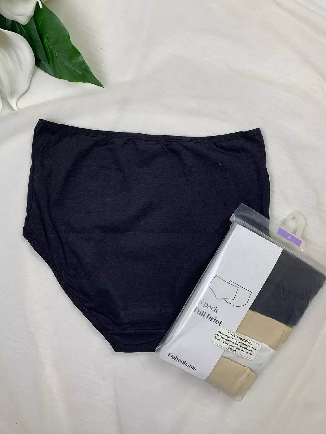 pack Full brief Cotton panty From Debenhams 8/10/12/20