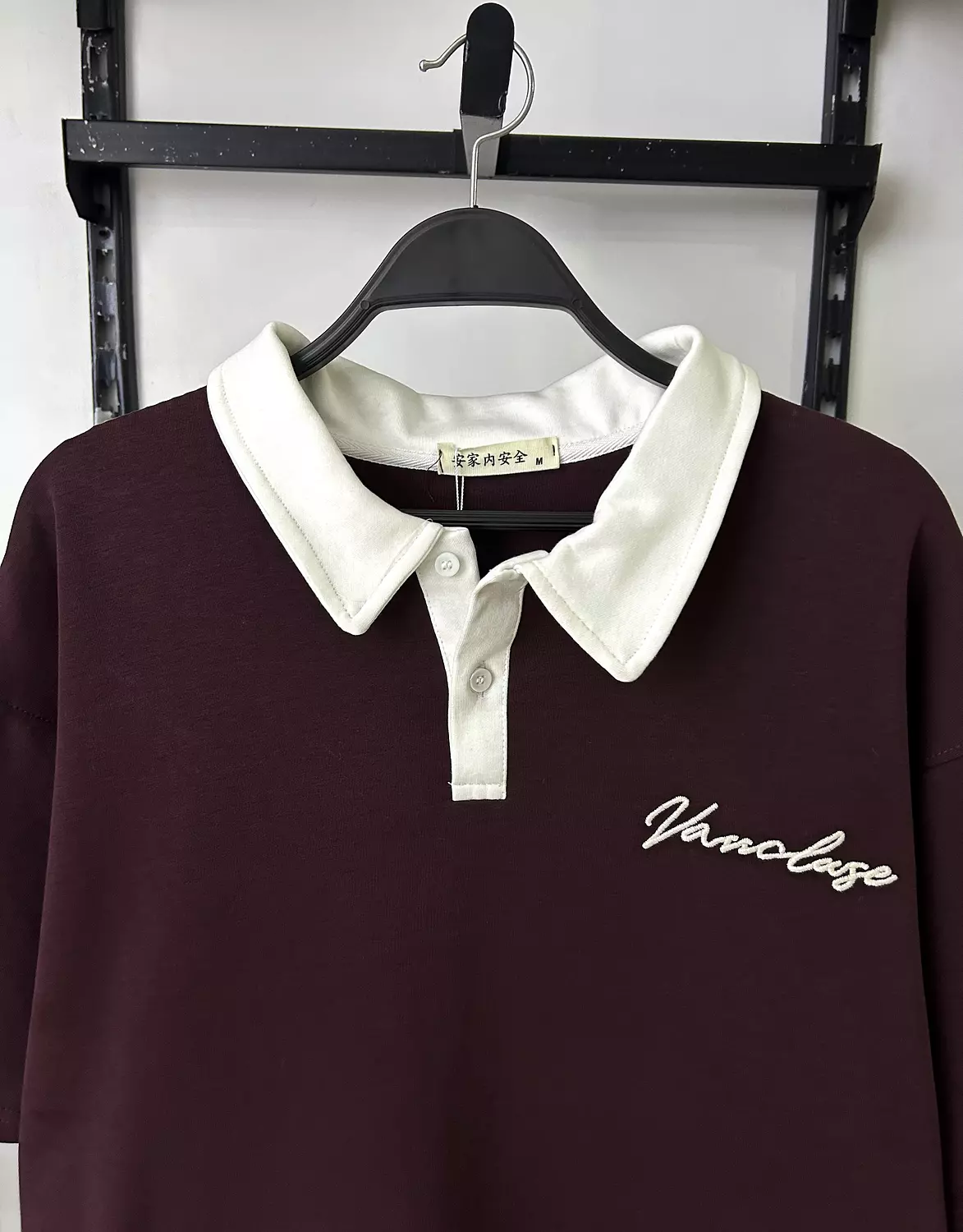 Oversized Contrast Collar Polo 3