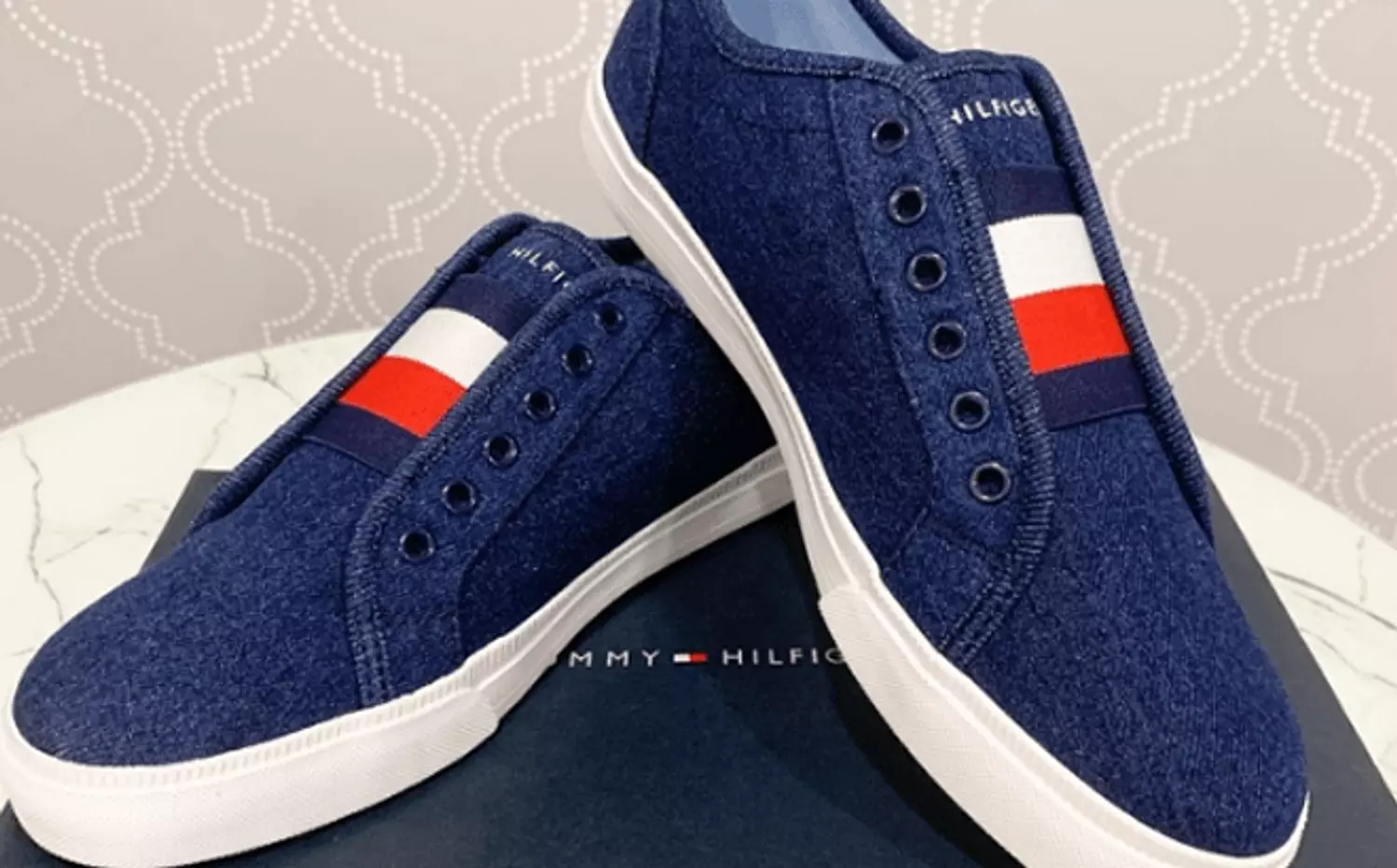 Tommy Hilfiger Slip-On Sneakers – Navy Blue image