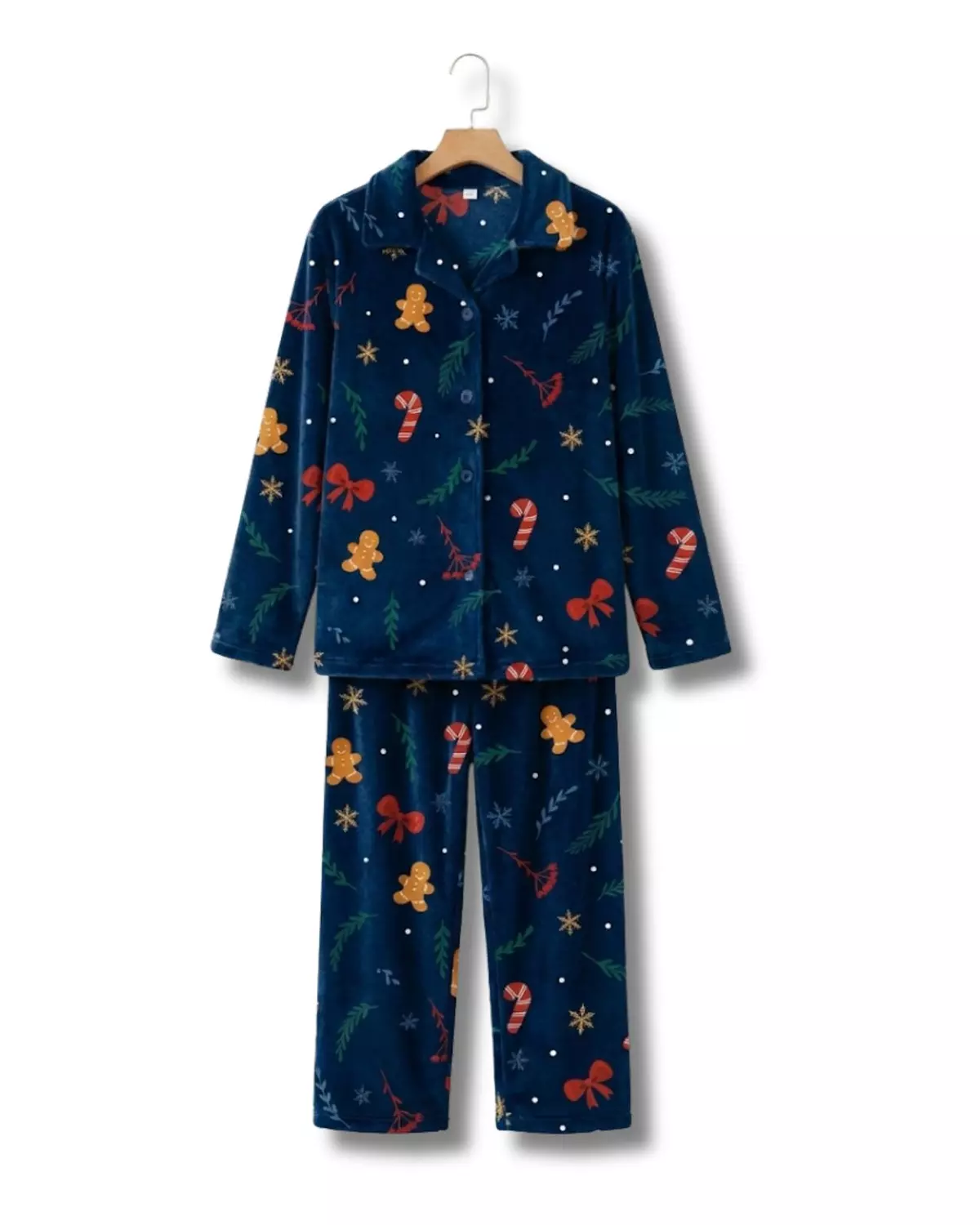 Christmas Candy Cane Blue Pj image