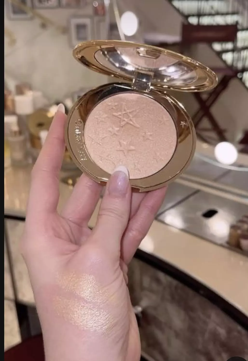 charlotte tilbury hOLLYWOOD GLOW GLIDE FACE ARCHITECT HIGHLIGHTER PILLOW TALK GLOW 7
