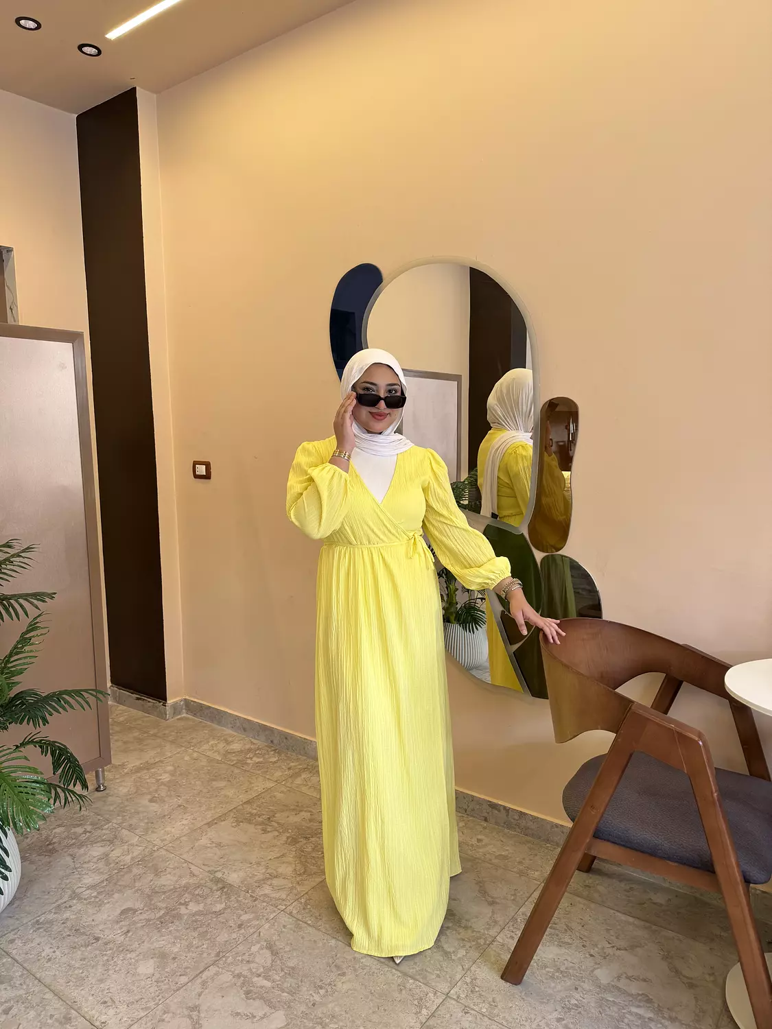 Yellow – Sunny Tie Dress 4