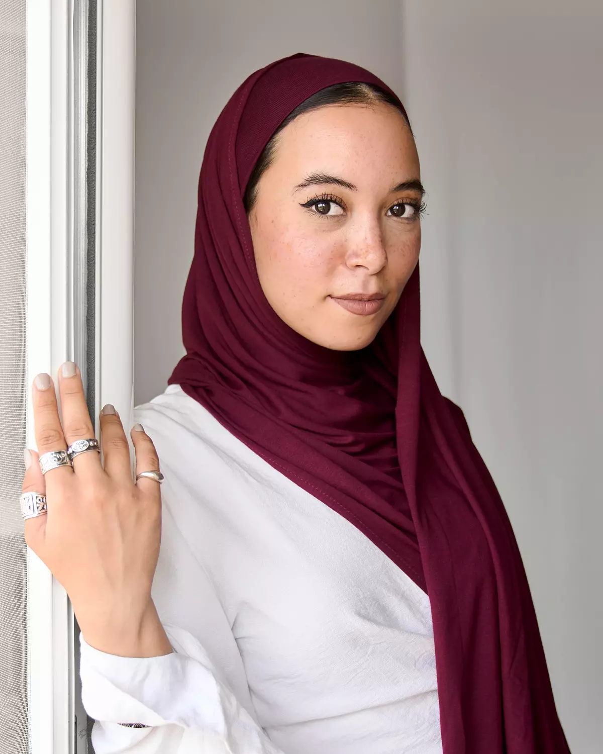 Burgundy Jell With Bandana 2