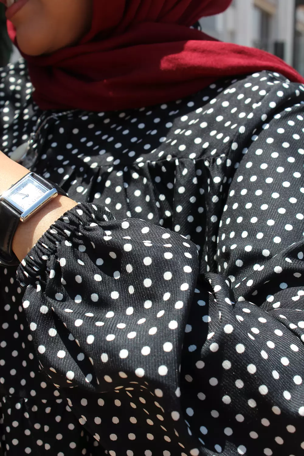 Ruffled Polka Dots Blouse 🖤 10