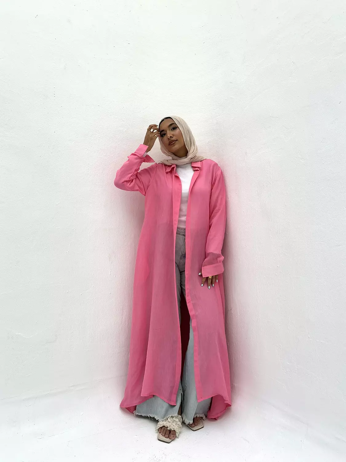 Soft Linen Dress hover image