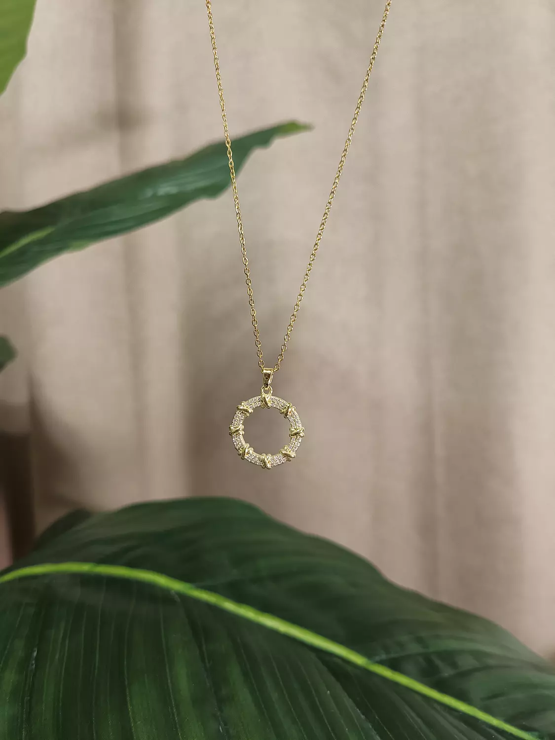 Circle necklace  1