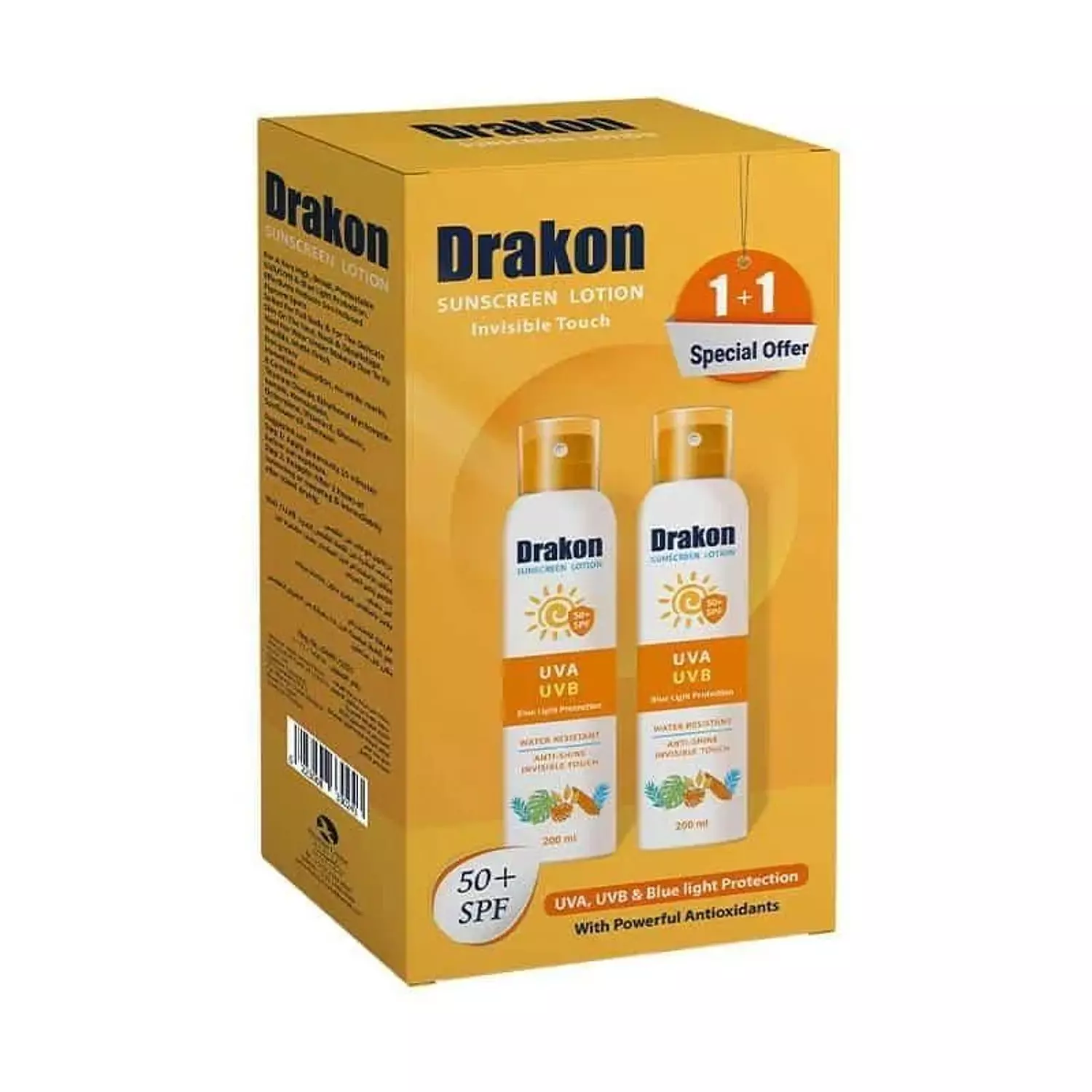 Drakon ® Promopack Sunscreen Lotion SPF 50+ ( 1+1 Free) image