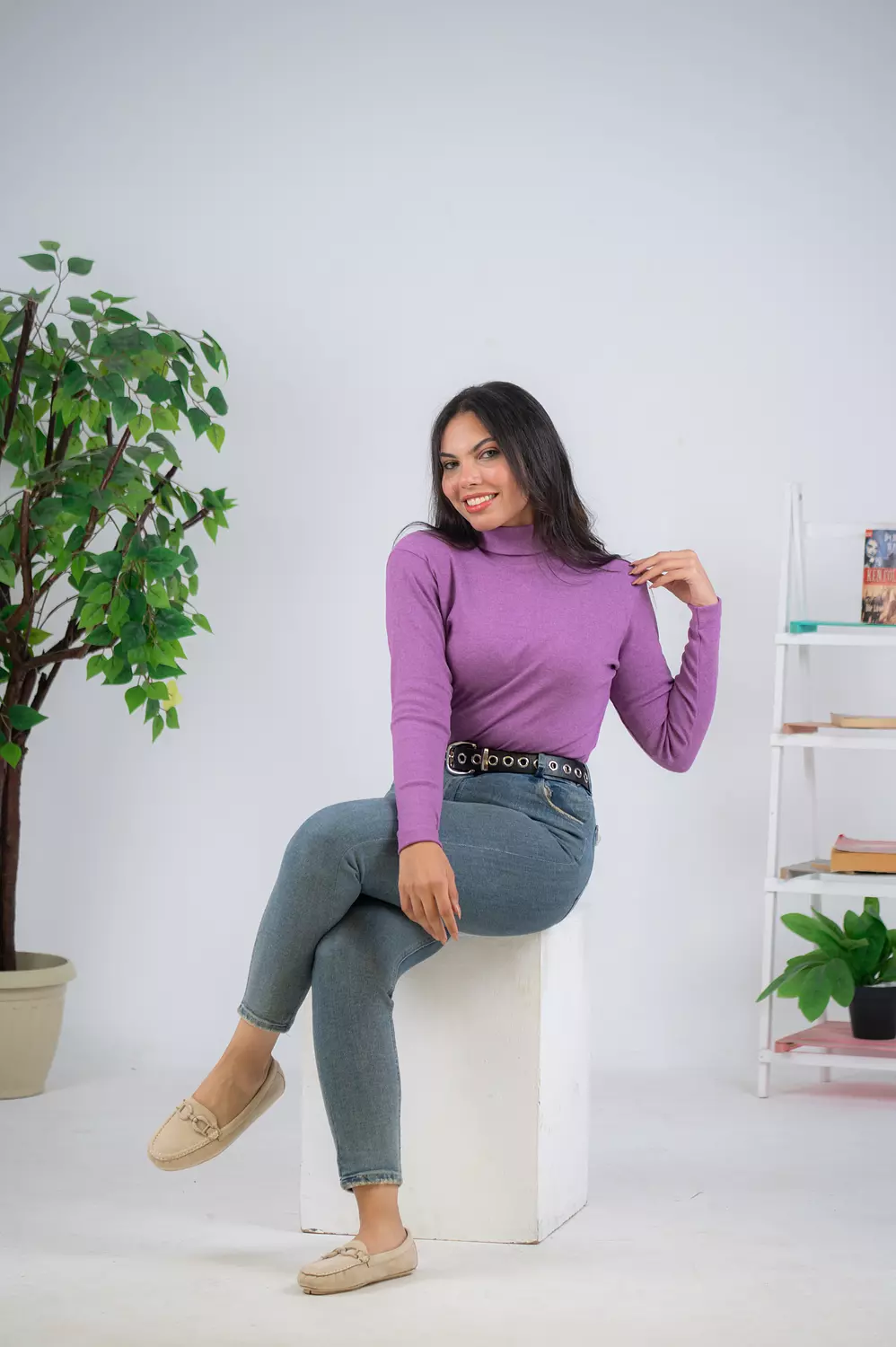 Women High Neck Top 4