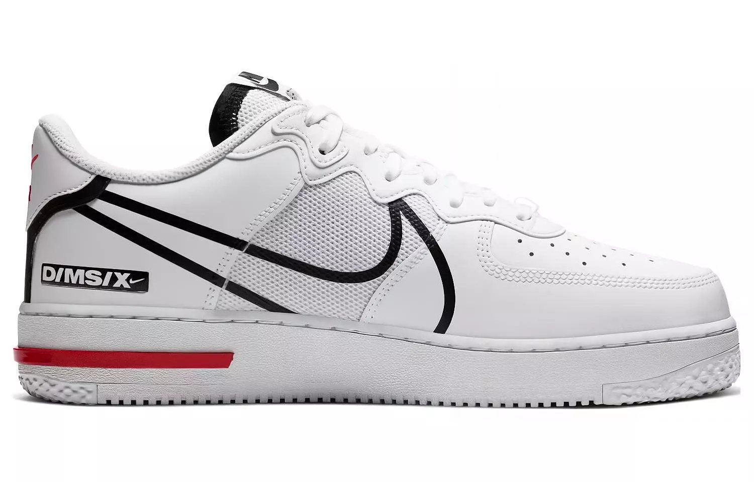 Nike Air Force 1 React White Black Red CD4366-100 image
