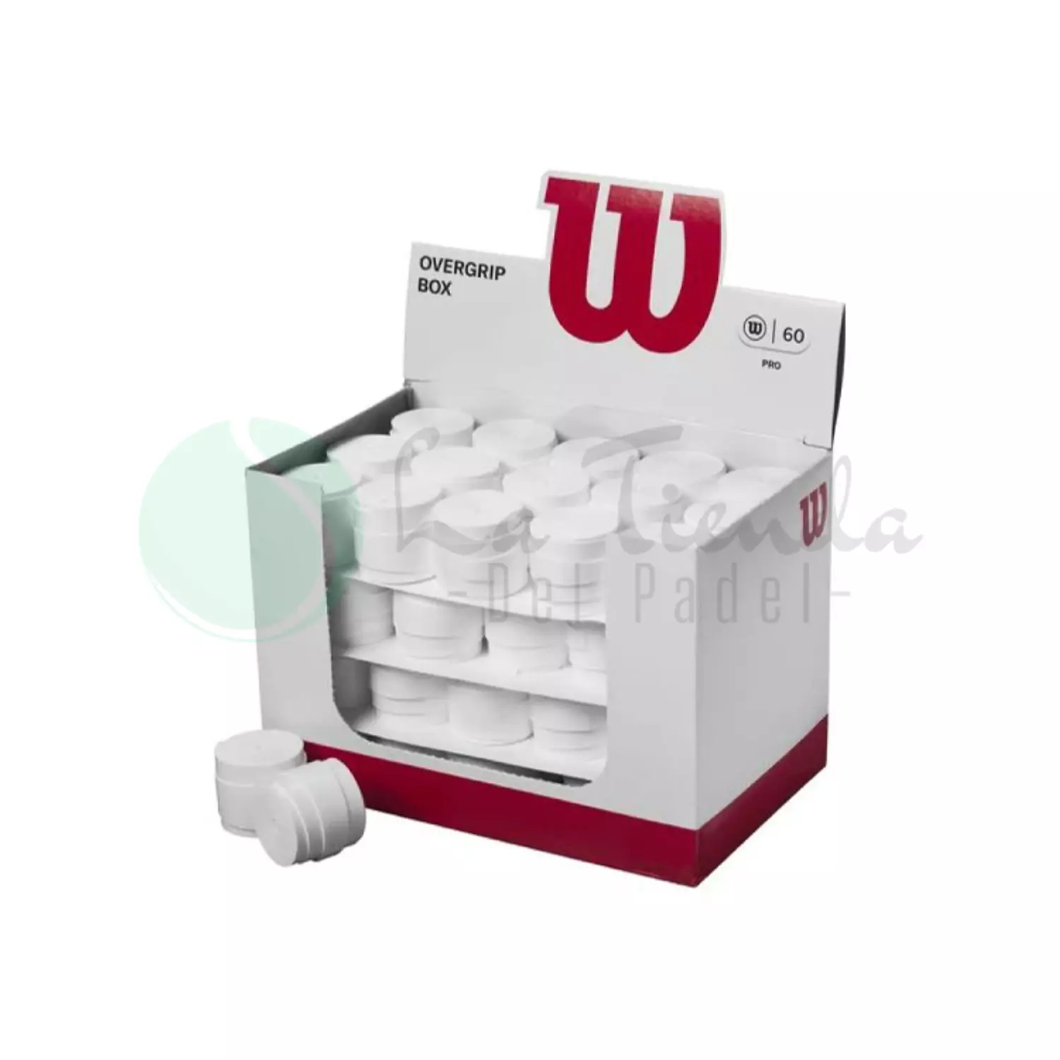 Wilson Pro Comfort White Overgrip (pack of 60) image