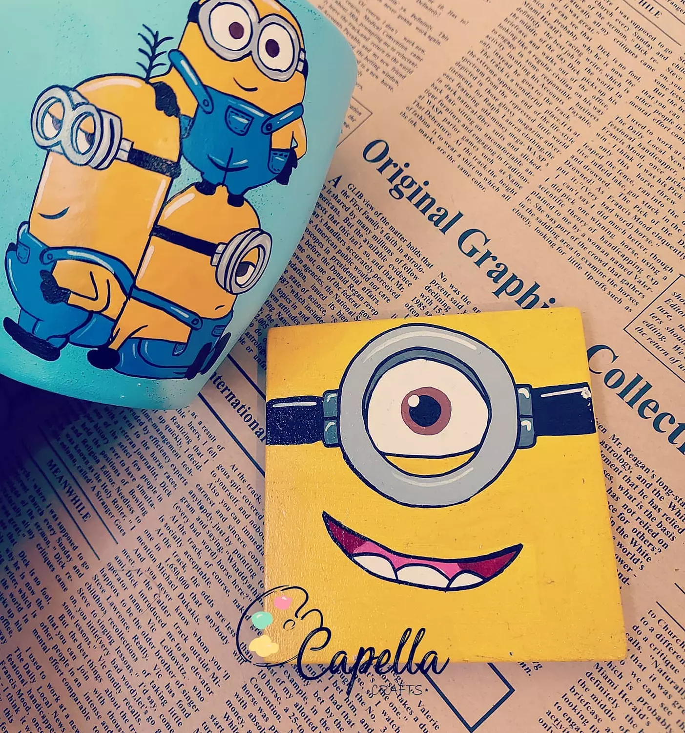 minion coaster image