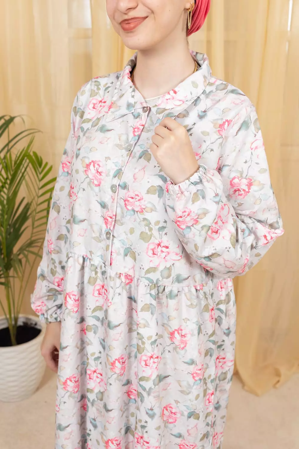 Linen viscos dress 5 image