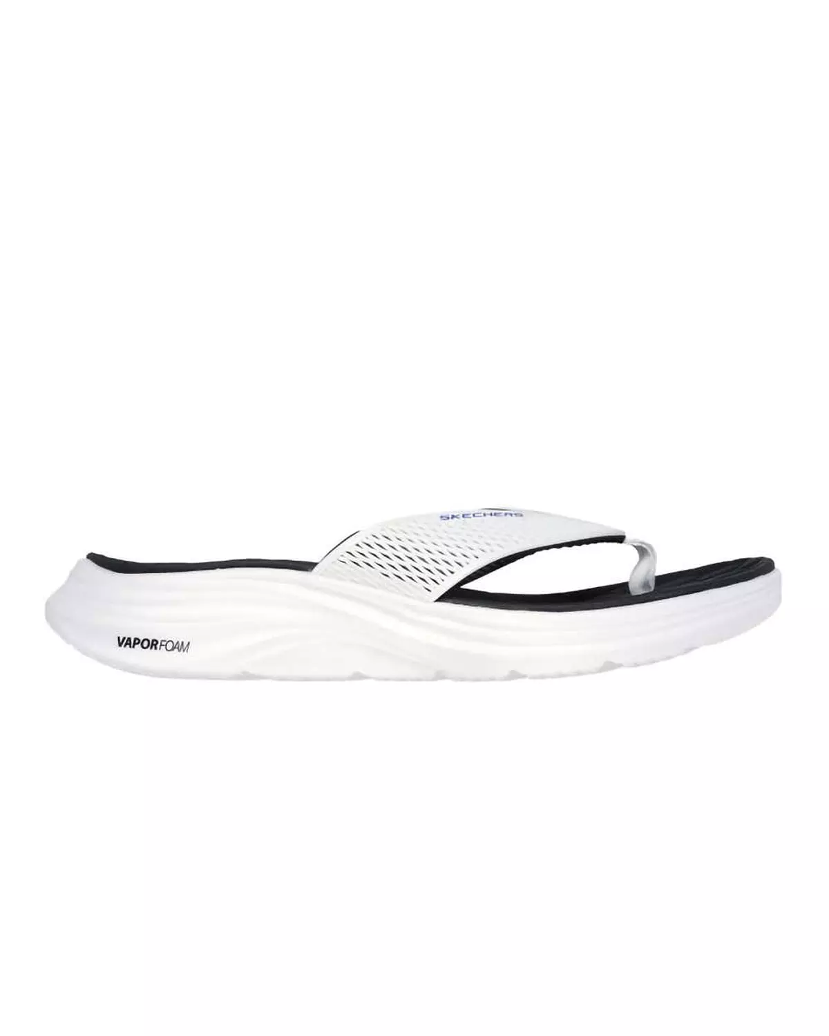Skechers Men's Vapor Foam Sandal Black x White 1