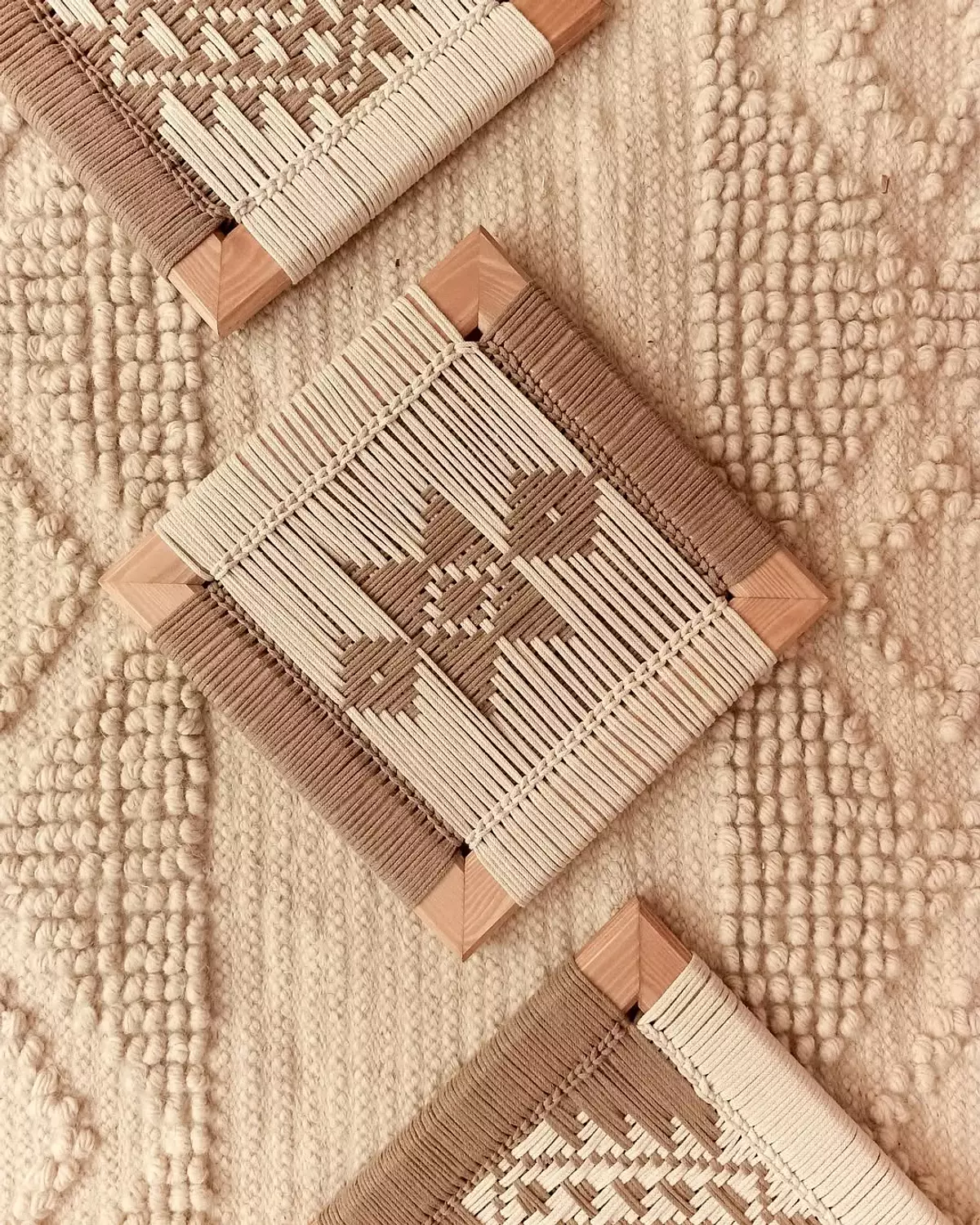 Frame made of loom image