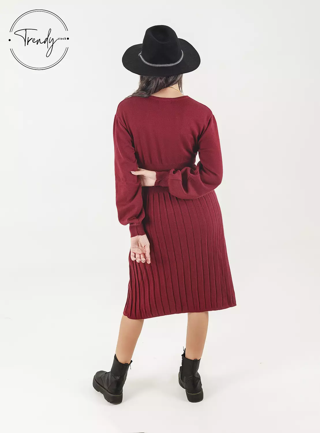 Maroon Dress  1