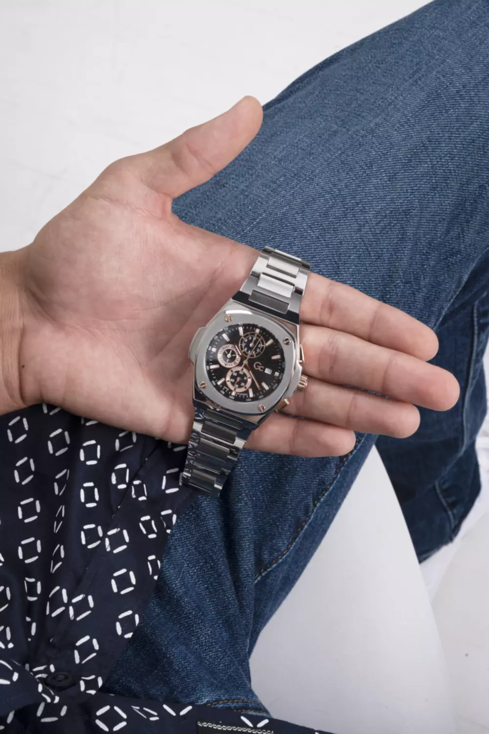 Gc Coussin Shape Chrono Metal 5