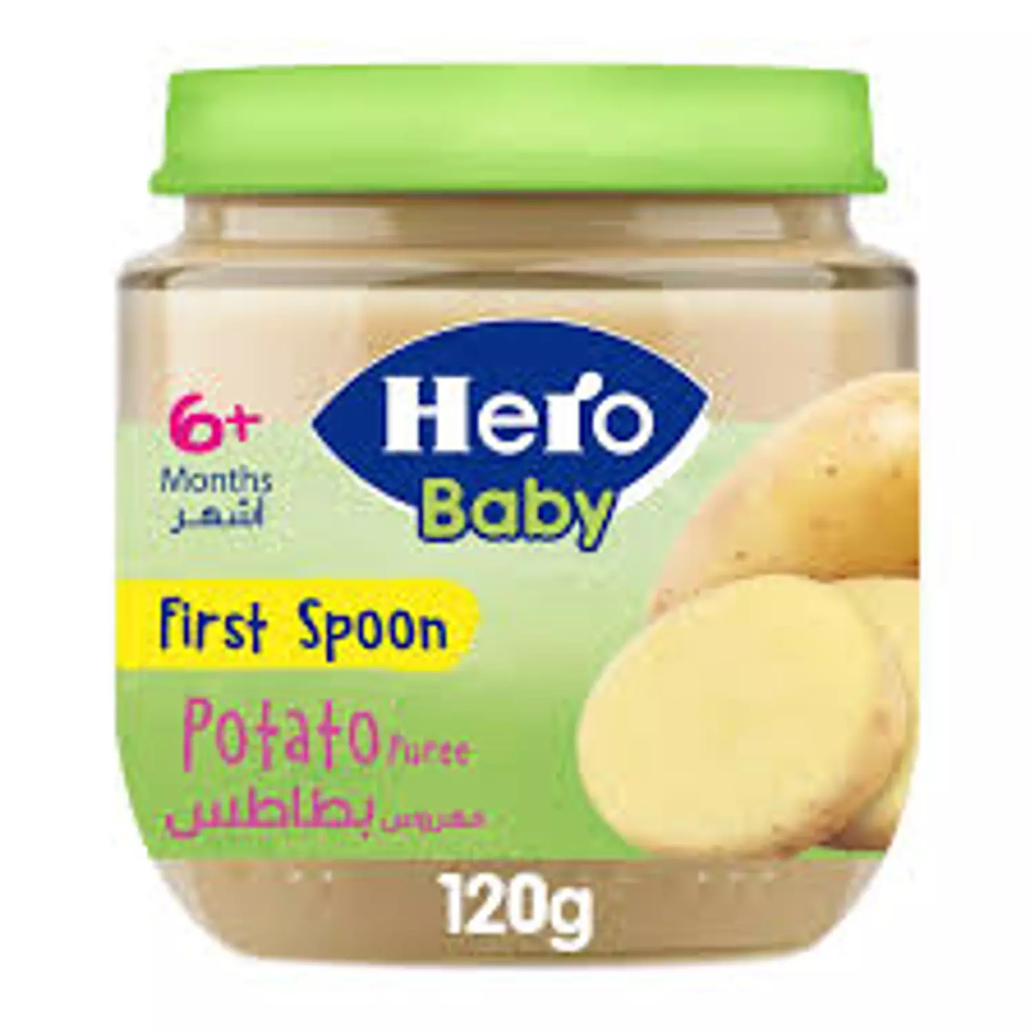 HERO BABY FOOD POTATO PUREE + 6M 120 GM  image