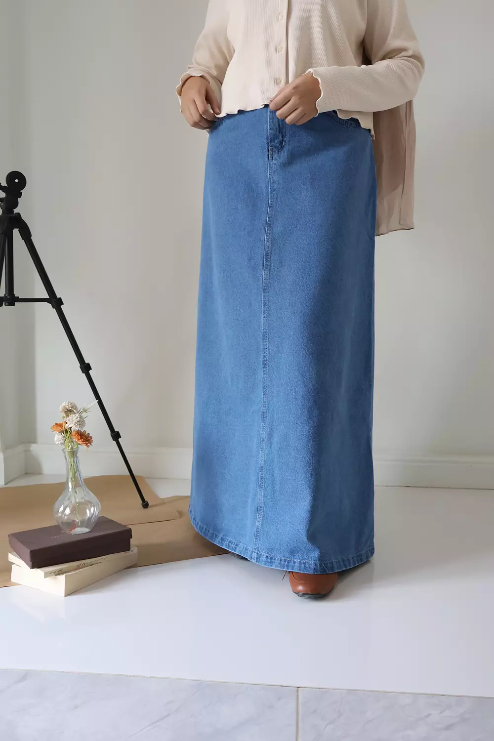 Denim skirt Classic 5
