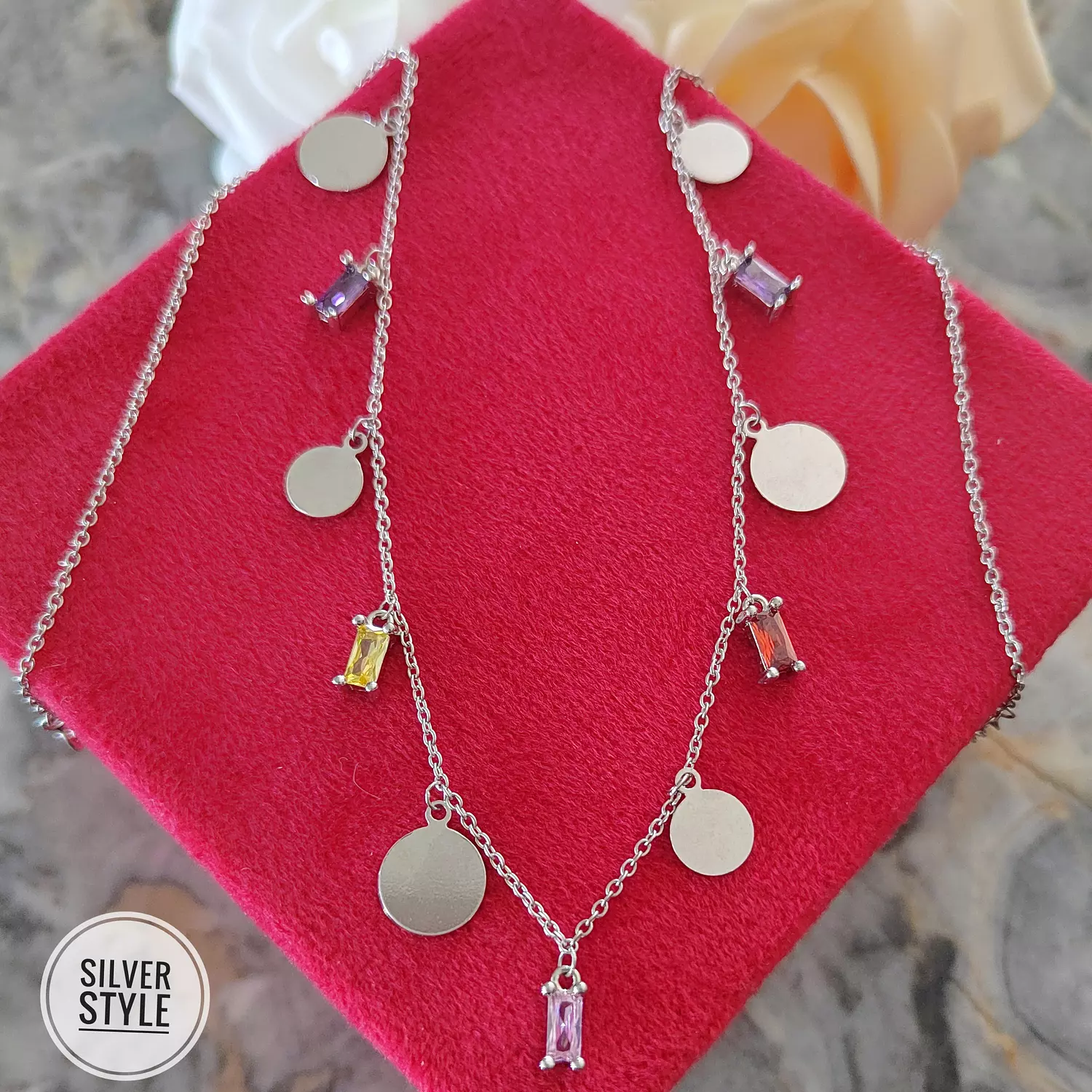 Barq & zircon Necklace  image