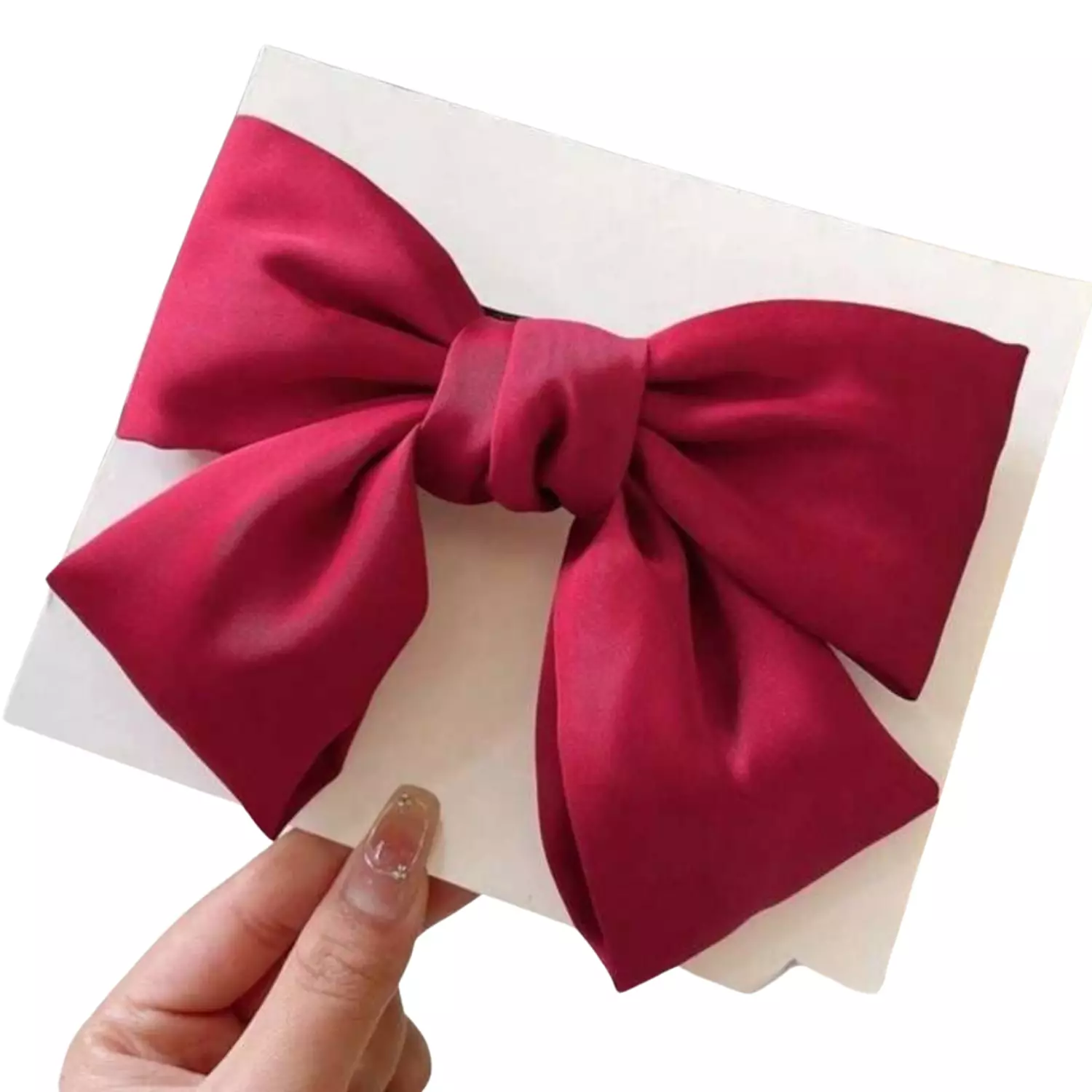 Satin Bow Tie 1 Pc Hair Clip 1