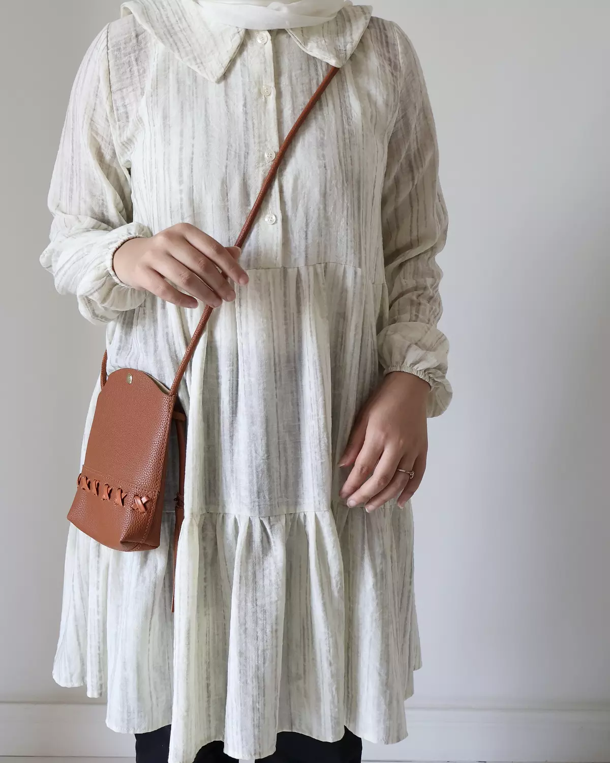 PATTERNED LINEN TUNIC TEENAGE 1