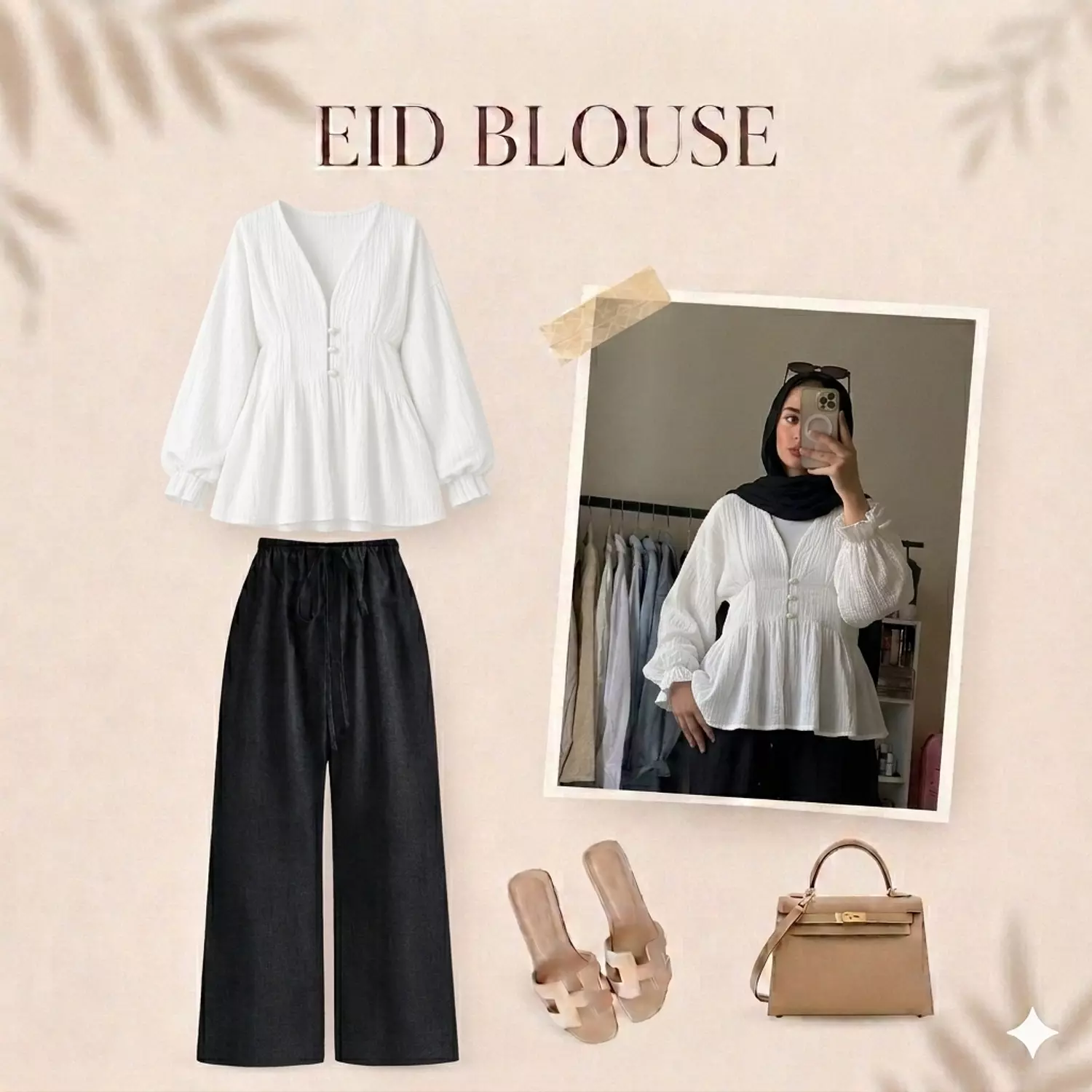 Button waist blouse 5