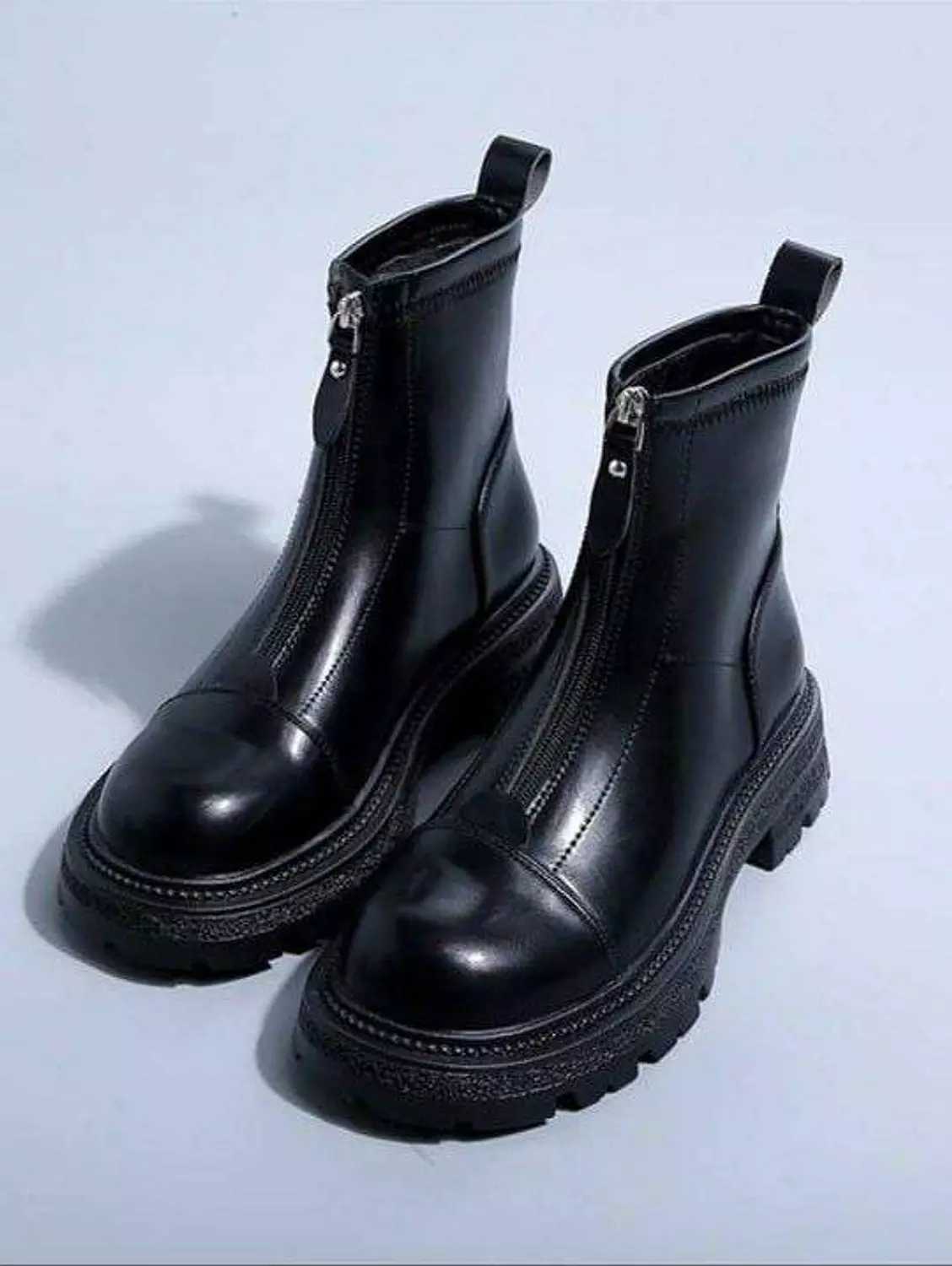 Front zipper boots  image