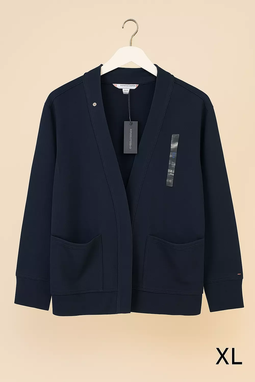 Tommy Hilfiger Women’s Open-Front Hoodie – Navy (Size XL) hover image