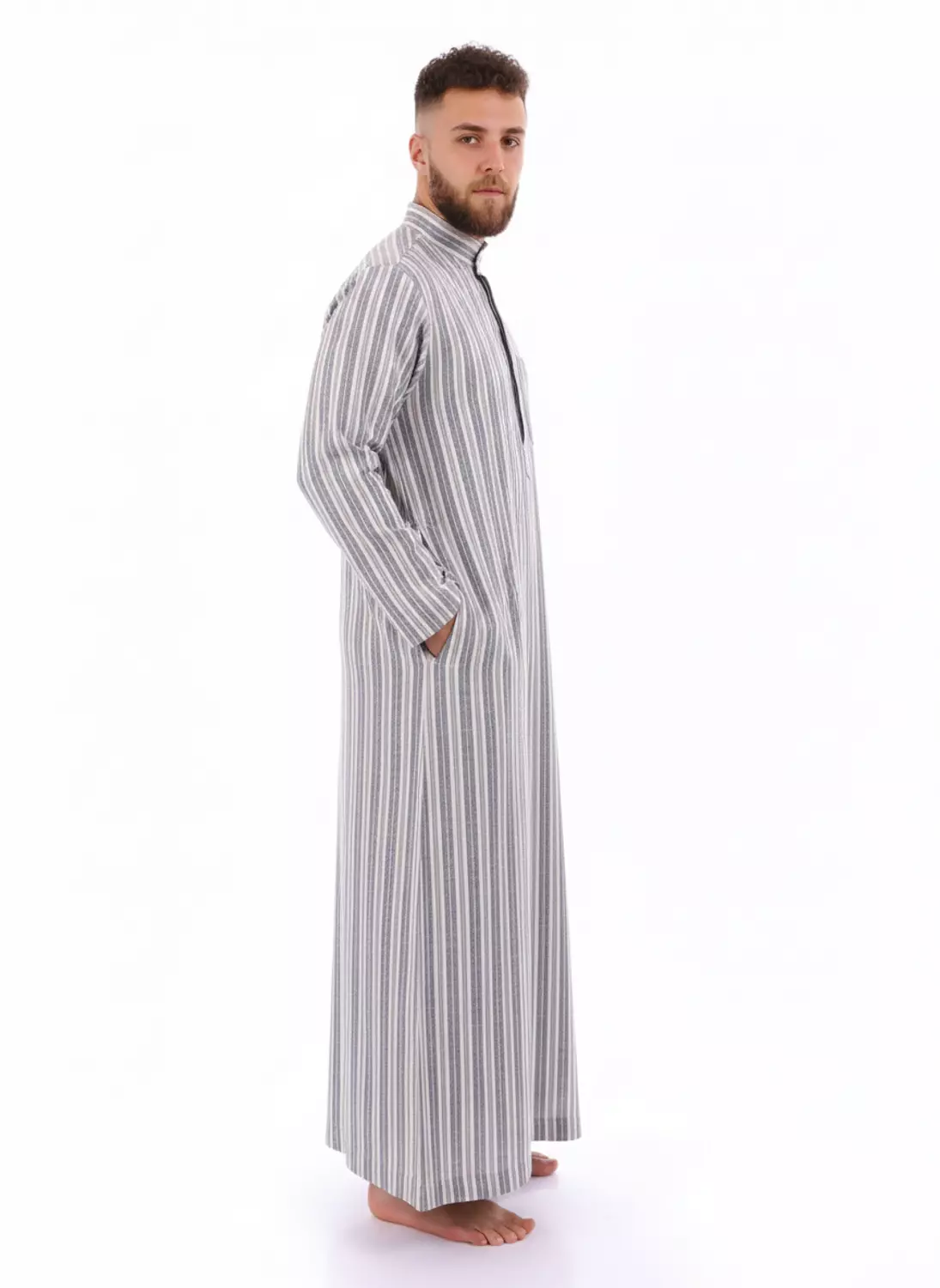 Shorto Men's Kastoor Galabeya -2341-26-2-Beige * Brown * Grey 4