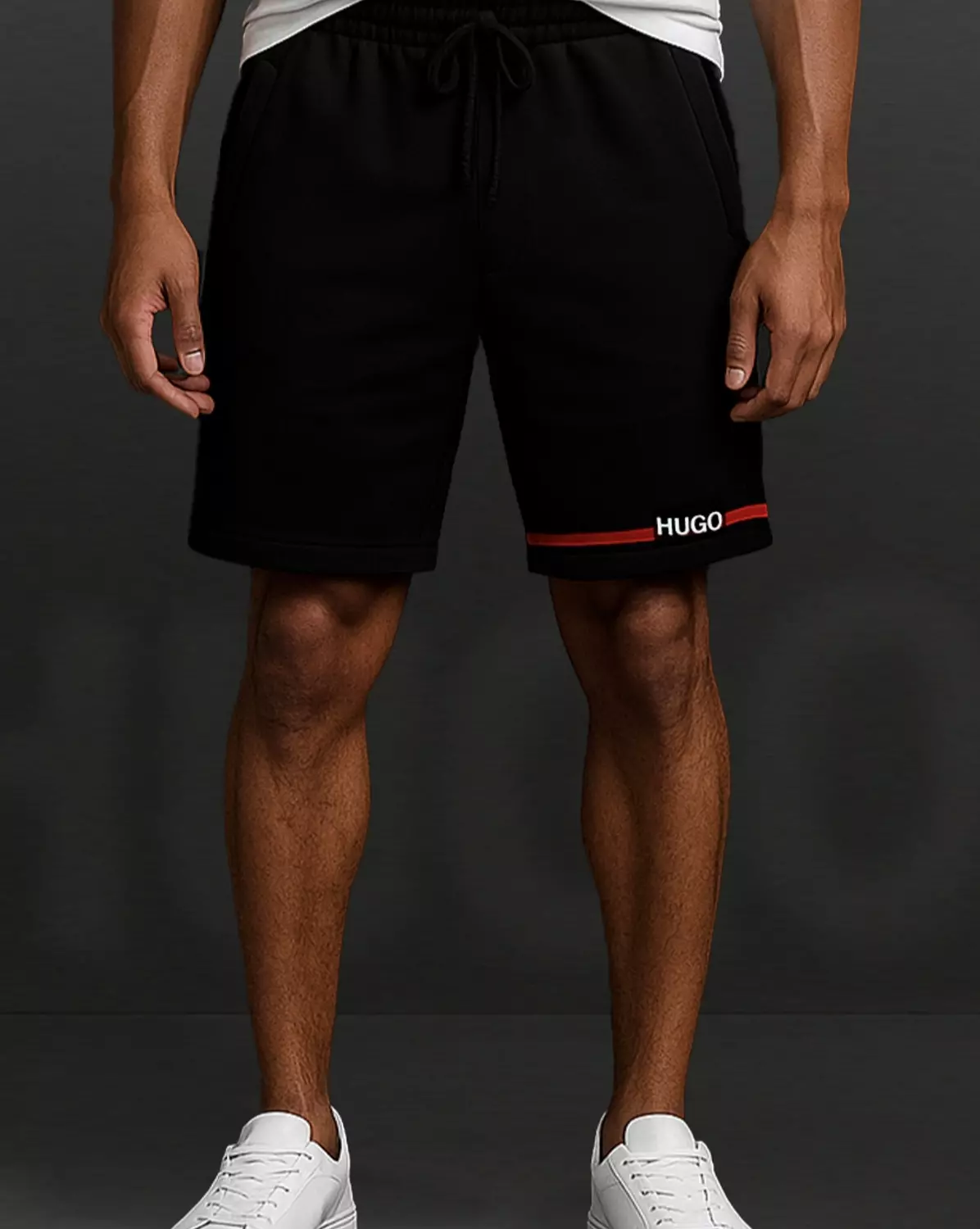 Short Hugo Red Line image