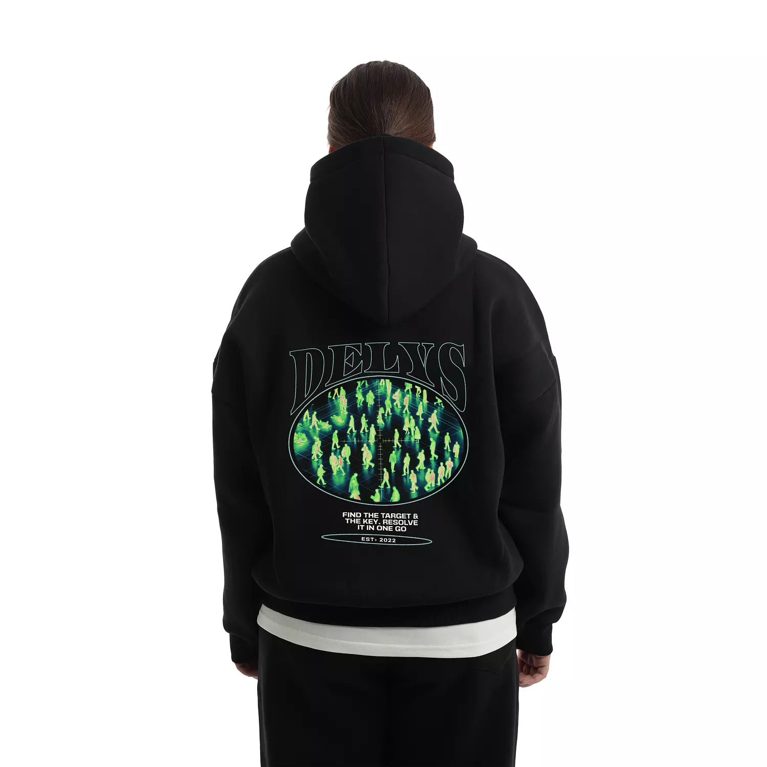 W4 Delys Neon Matrix hoodie 2