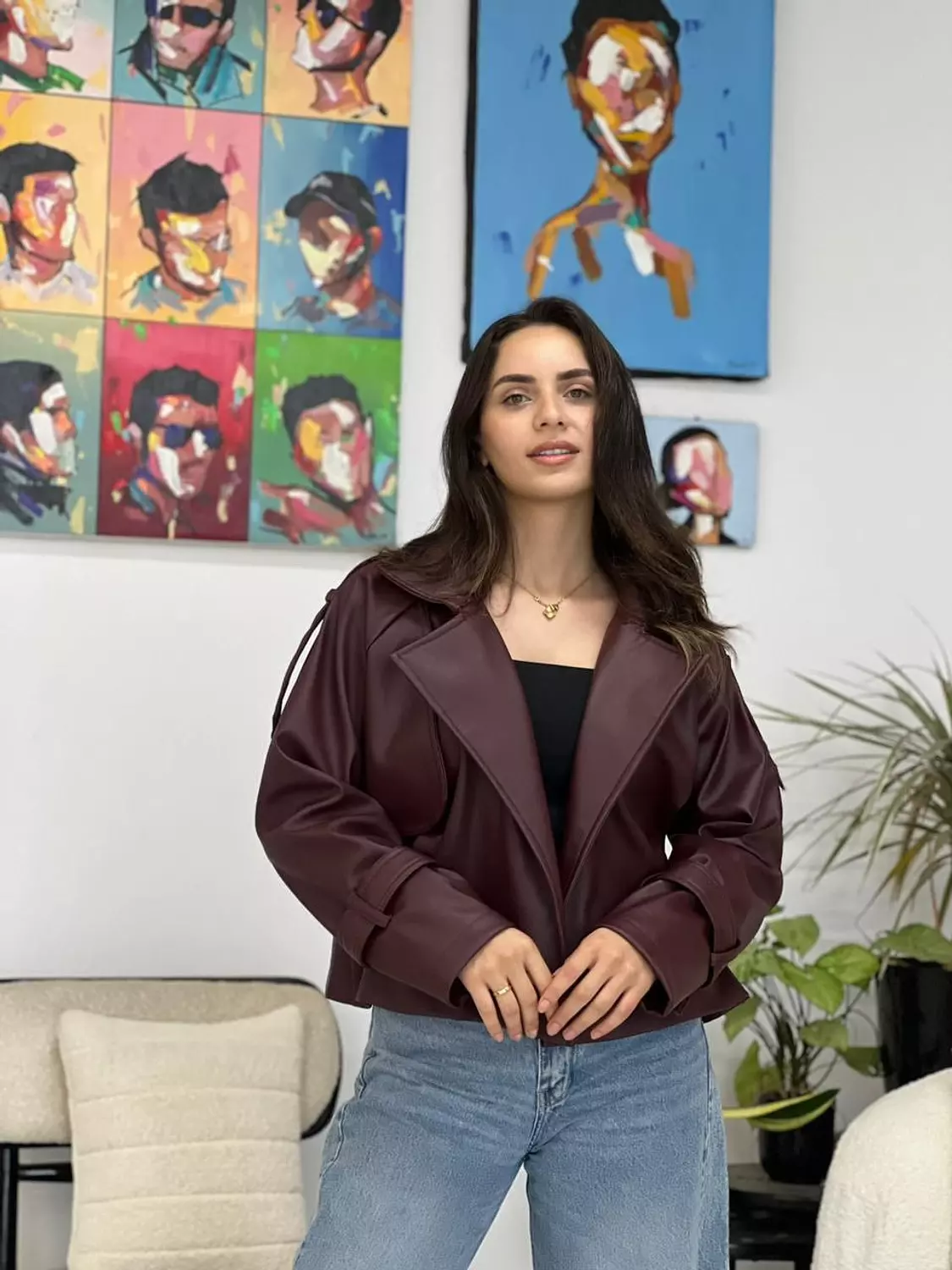Leather jacket  10