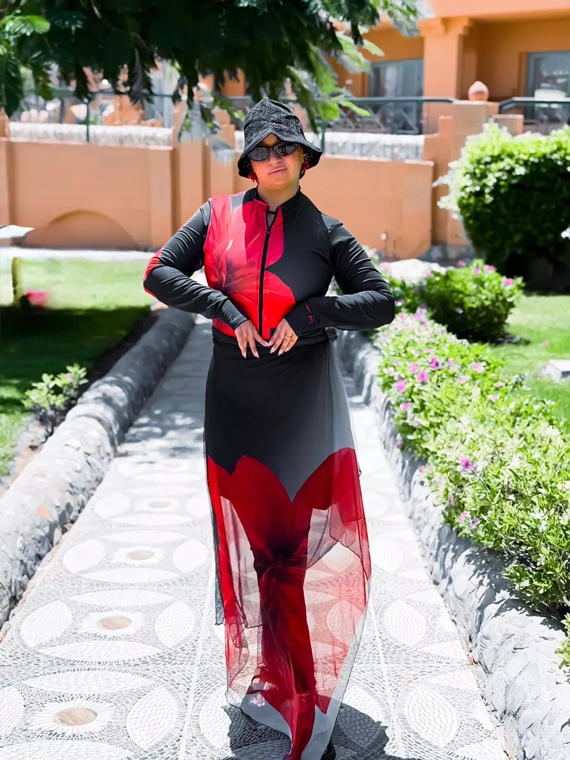Noir Rouge burkini 12