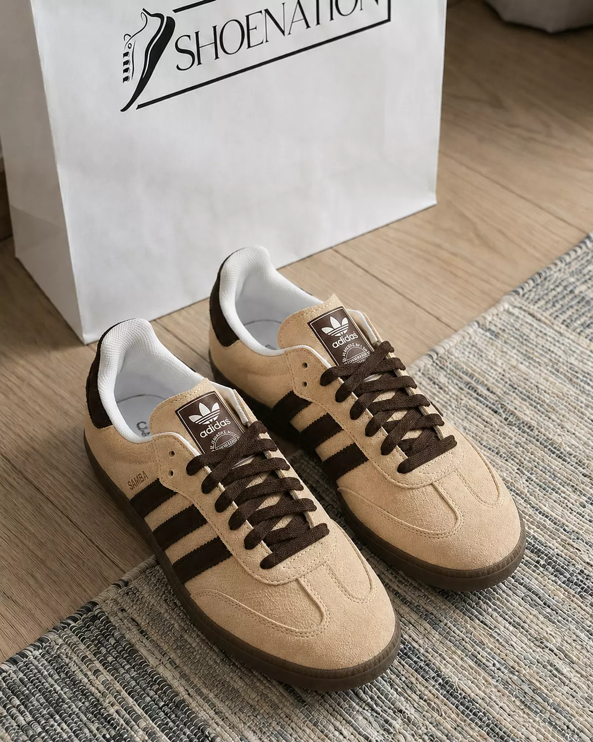 Women’s Samba Shoes – Begie & Brown  image
