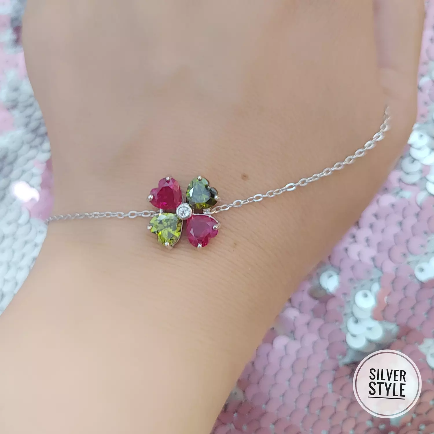 Flower Bracelet & Ring 1
