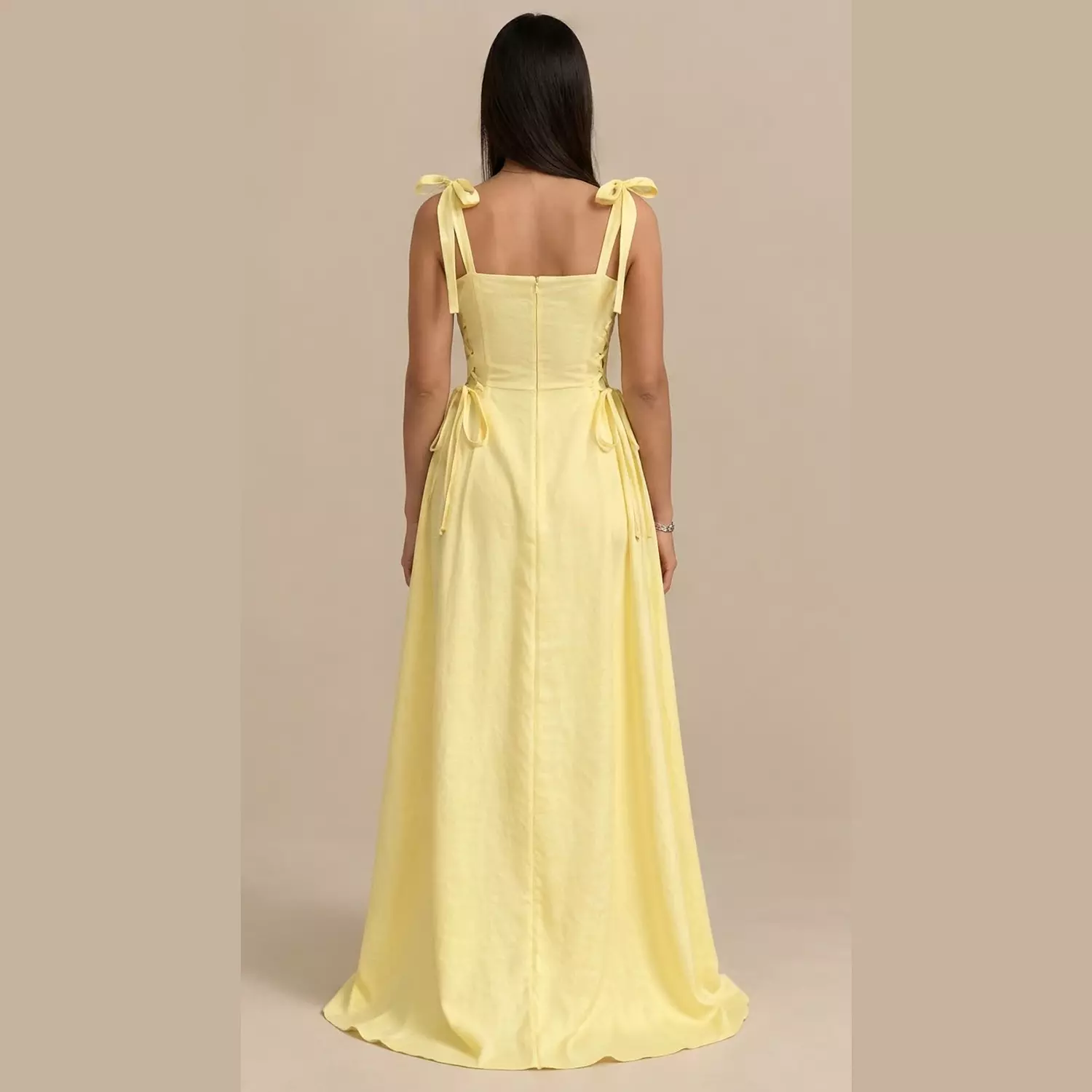 Butter Yellow Fairytale Dress 2