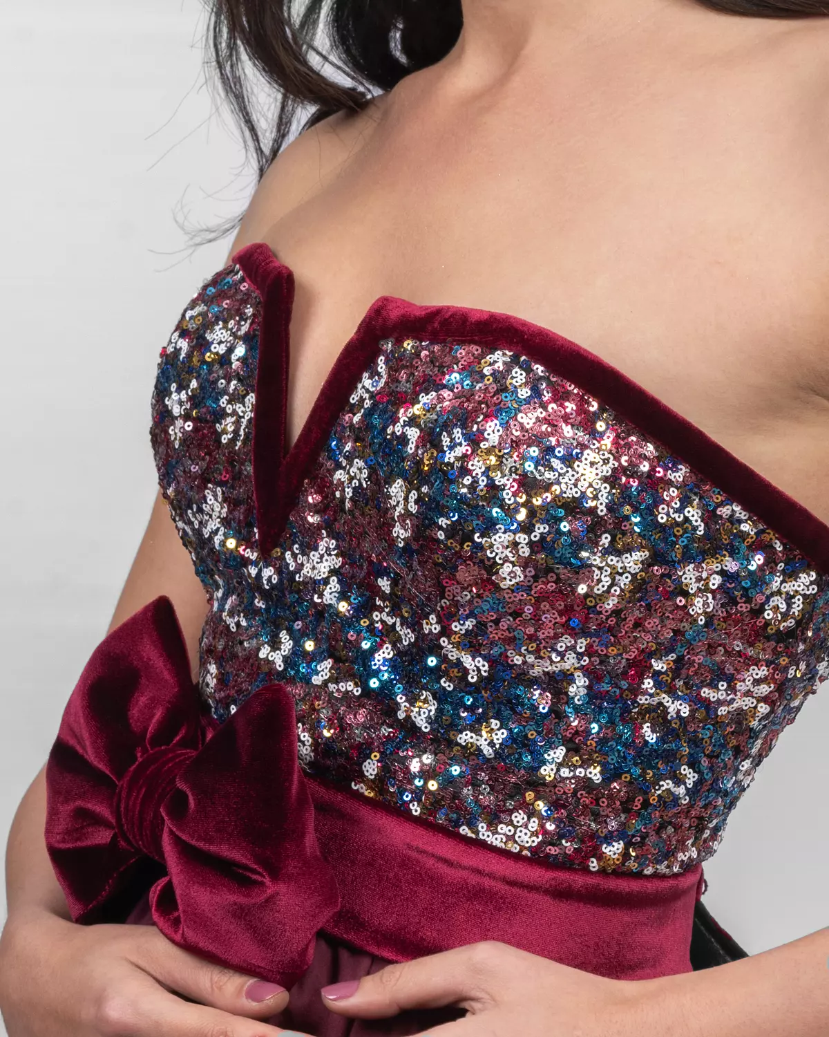 Striking Ombre Sequin Dress 4