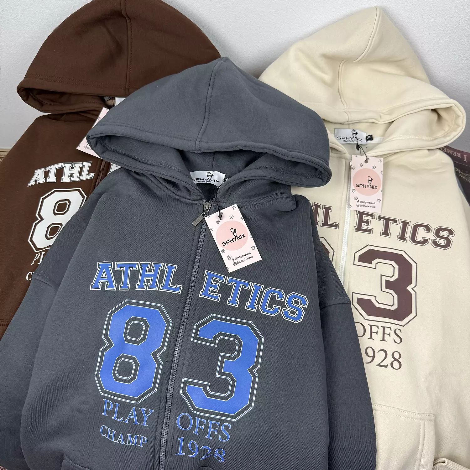 Athletic Zip-up Hoodie 7
