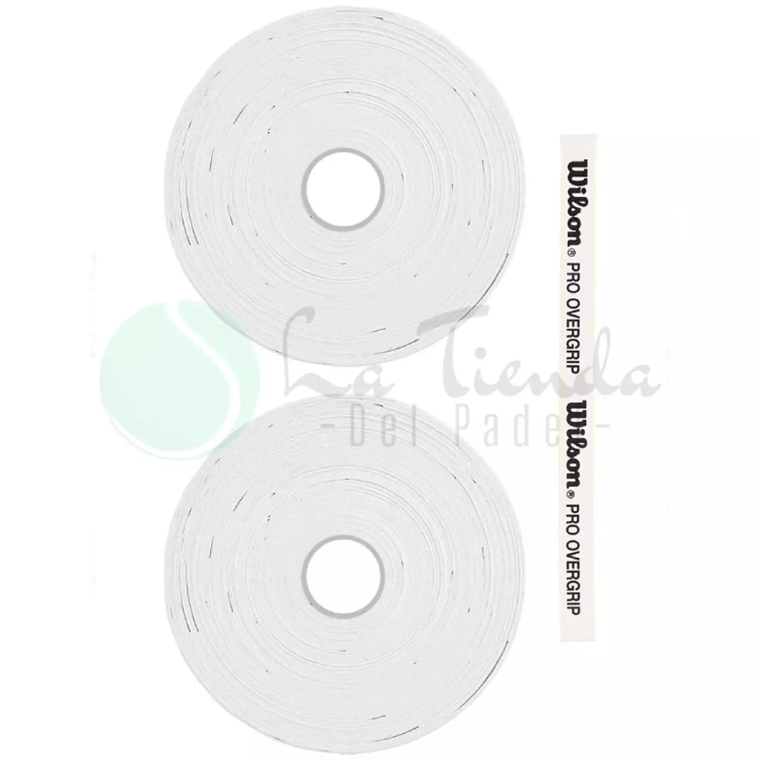 Wilson Pro Comfort White Overgrip (Pack of 2 reels) image