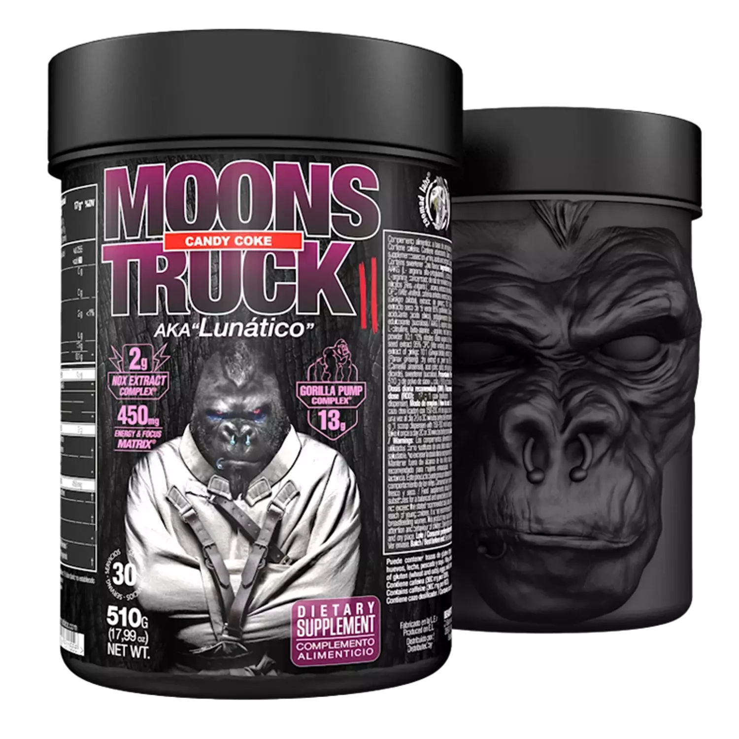 ZOOMAD PRE WORKOUT - MOONTRUCK 30-SERV 510GM image