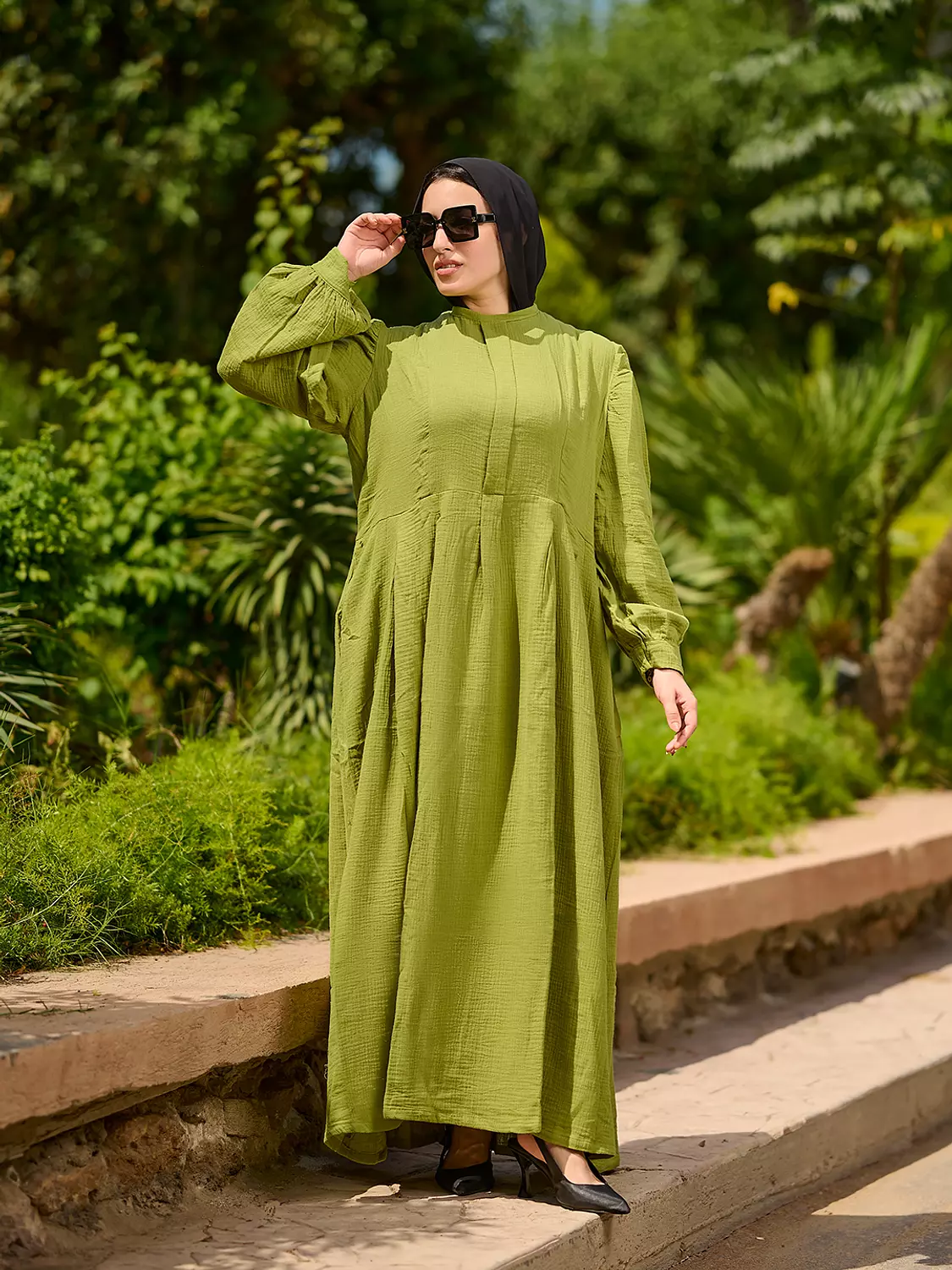 Summer Dress in Kiwi 1
