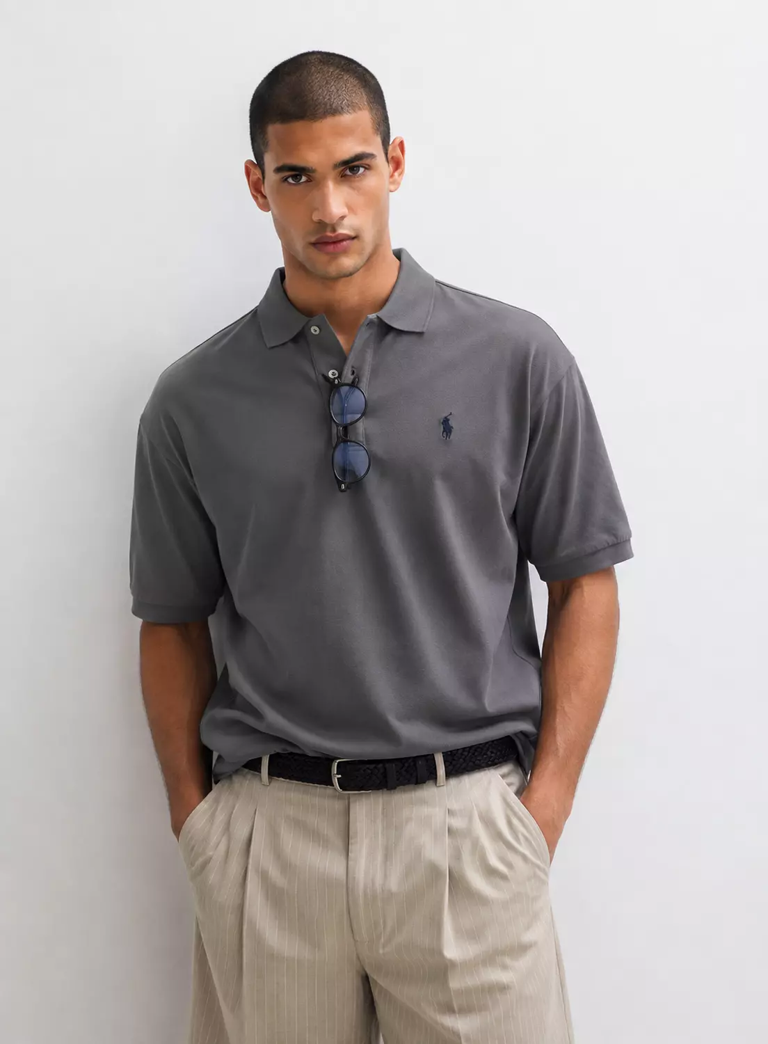 The Iconic Classic Fit Mesh Polo 11