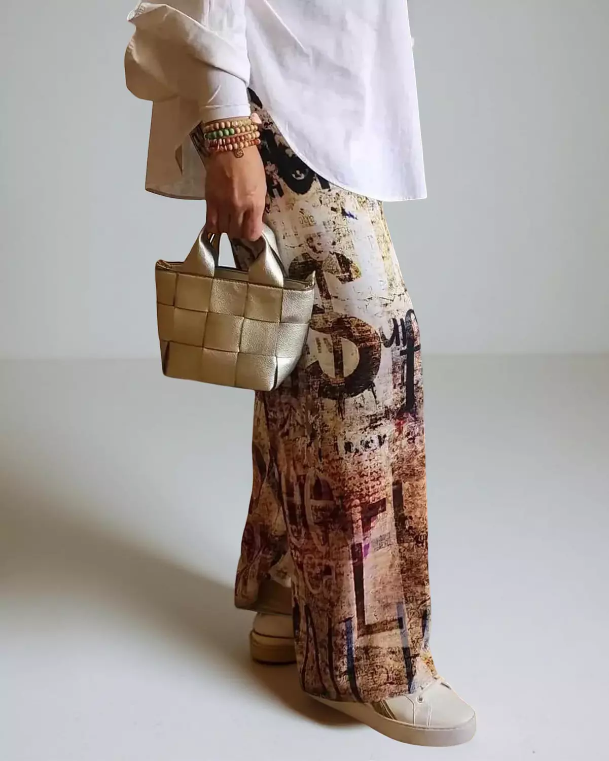 Brown Multi Pants image